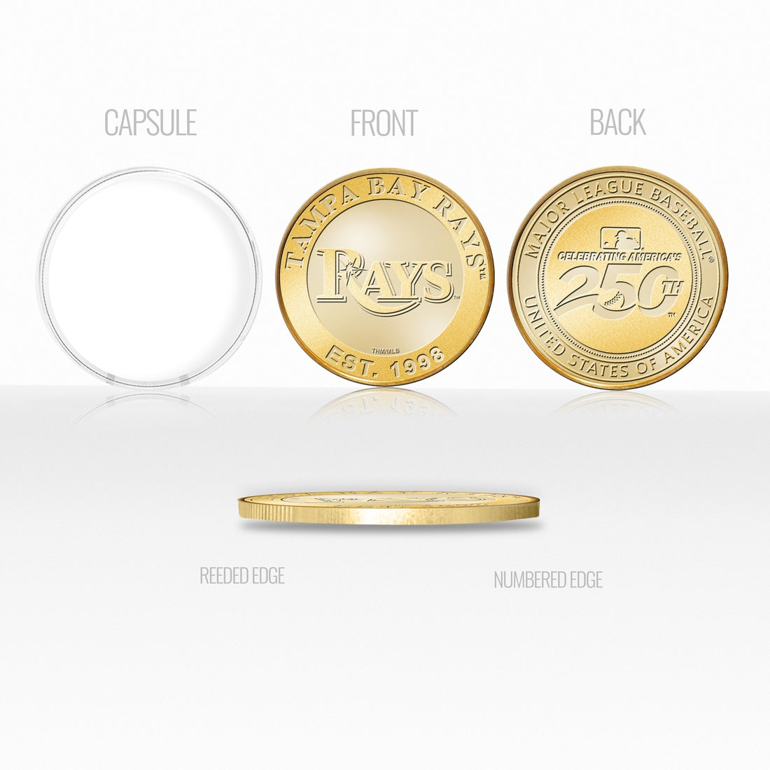 Tampa Bay Rays America's 250th Bronze Team Coin
