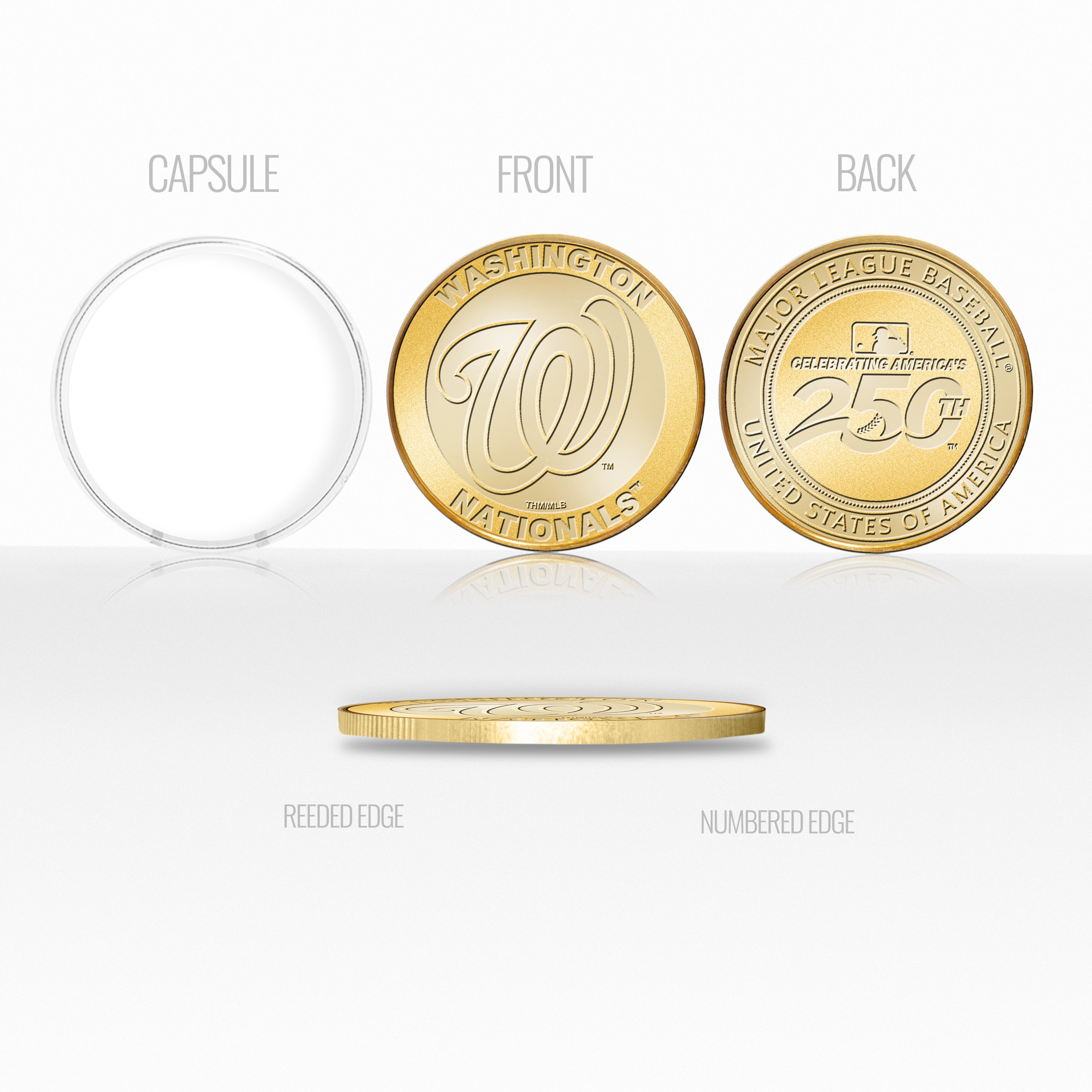 Washington Nationals America's 250th Bronze Team Coin