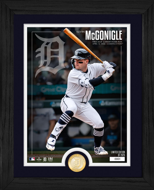Kevin McGonigle Detroit Tigers First MLB Career Home Run Bronze Coin Photo Mint