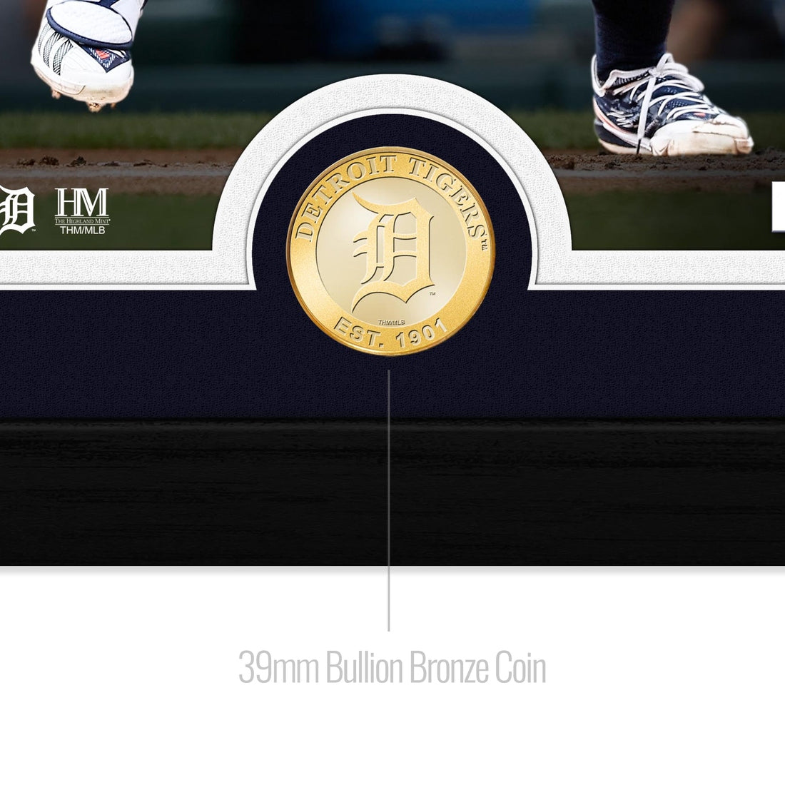 Kevin McGonigle Detroit Tigers First MLB Career Home Run Bronze Coin Photo Mint