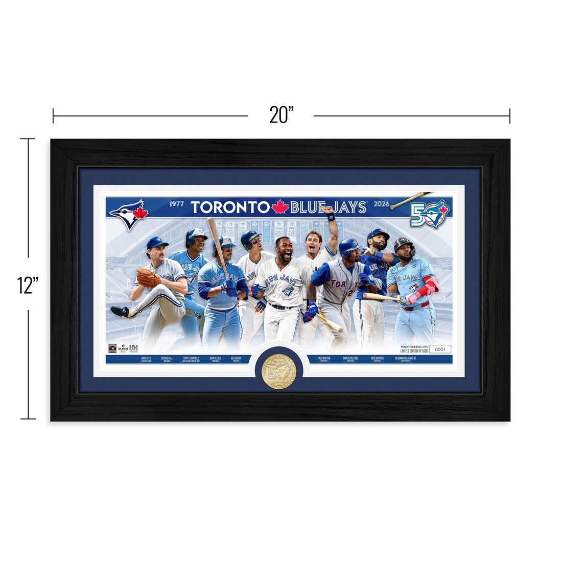 Toronto Blue Jays 50th Season Alumni Bronze Coin Photo Mint