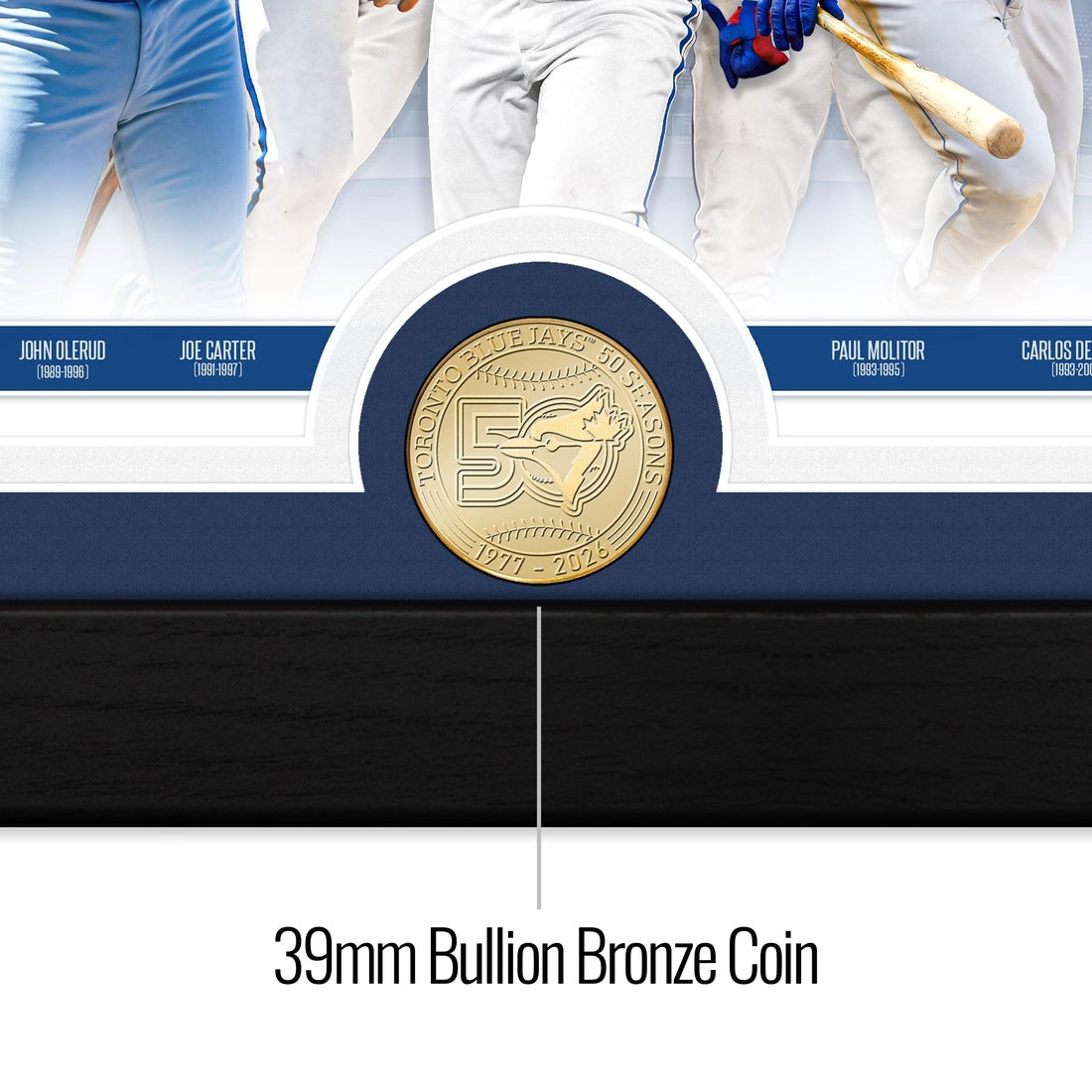 Toronto Blue Jays 50th Season Alumni Bronze Coin Photo Mint
