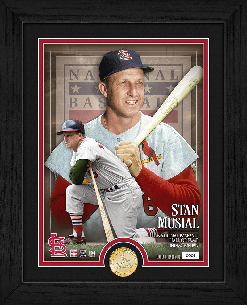 Stan Musial Class of 1969 Bronze Coin Photo Mint