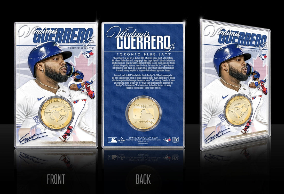 Vladimir Guerrero Jr. Toronto Blue Jays Bronze Acrylic Coin Card