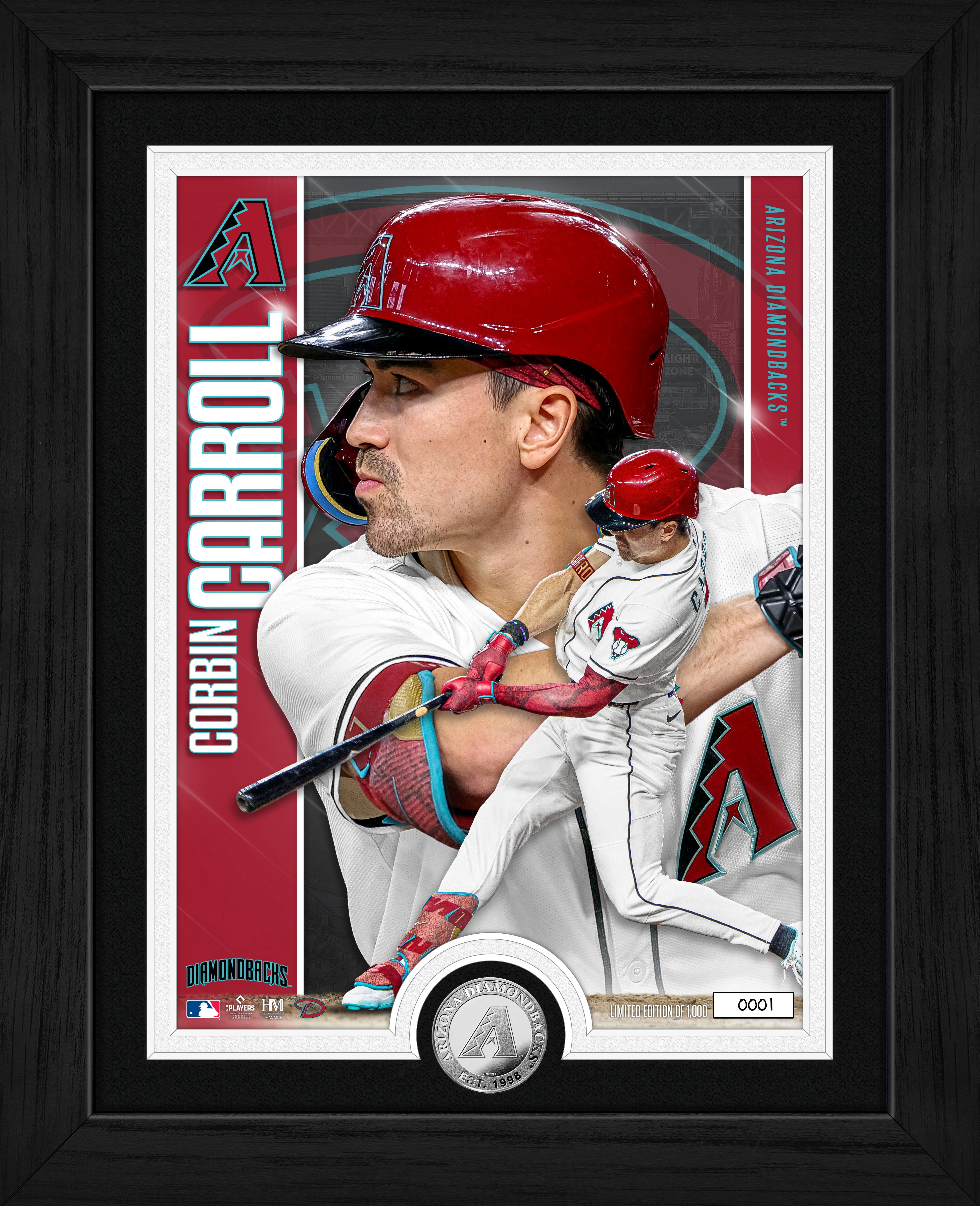 Corbin Carroll Arizona Diamondbacks Silver Coin Artist Proof Photo Mint