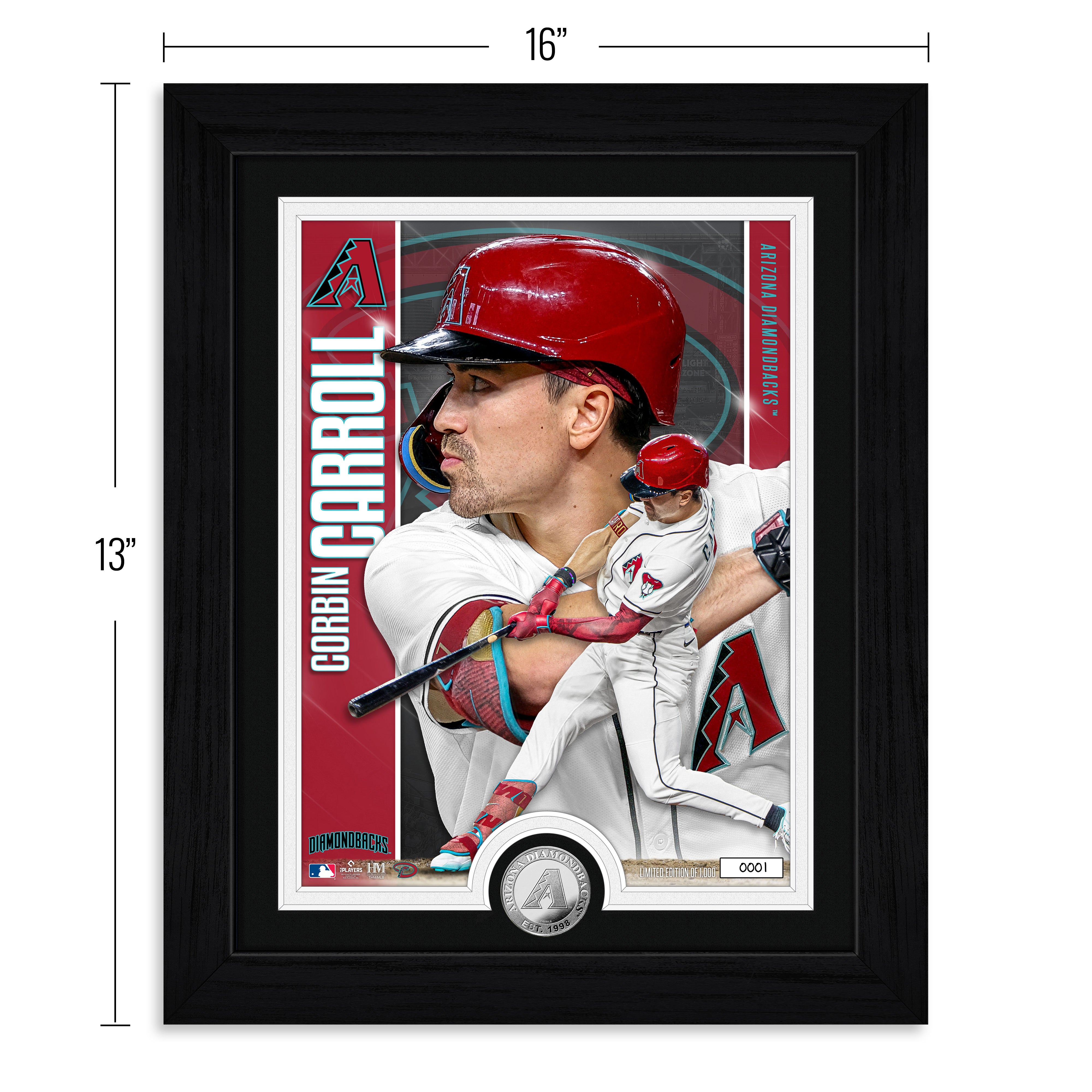 Corbin Carroll Arizona Diamondbacks Silver Coin Artist Proof Photo Mint