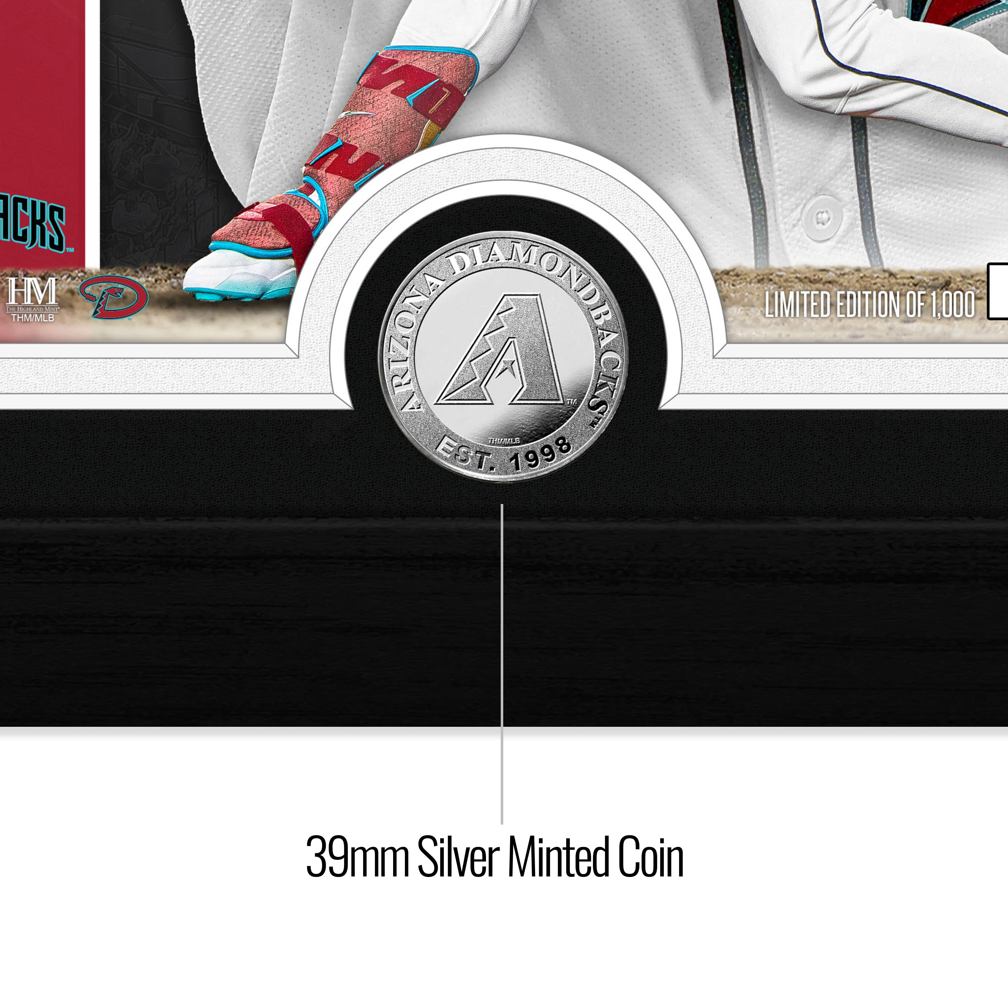 Corbin Carroll Arizona Diamondbacks Silver Coin Artist Proof Photo Mint