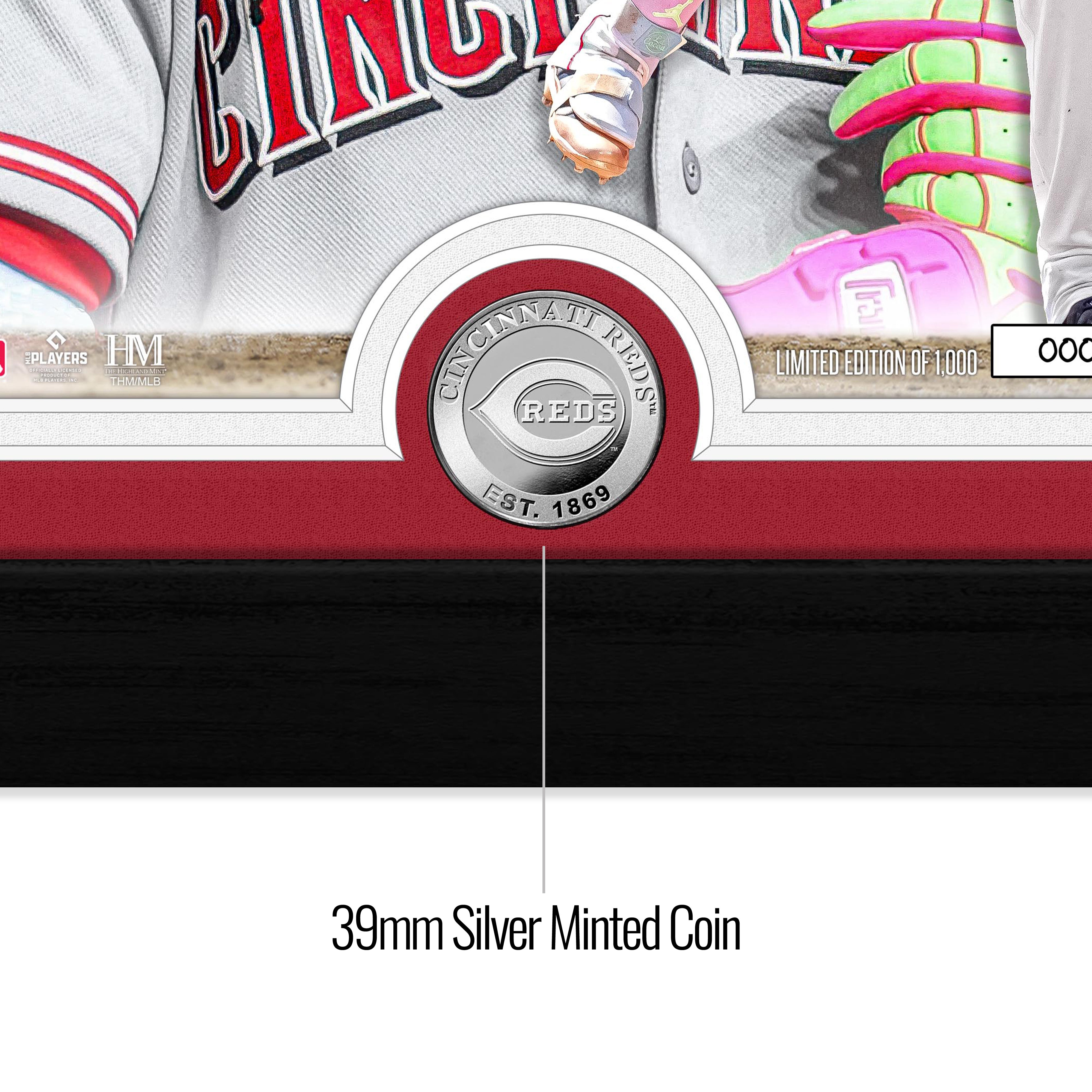 Elly De La Cruz Cincinnati Reds Silver Coin Artist Proof Photo Mint