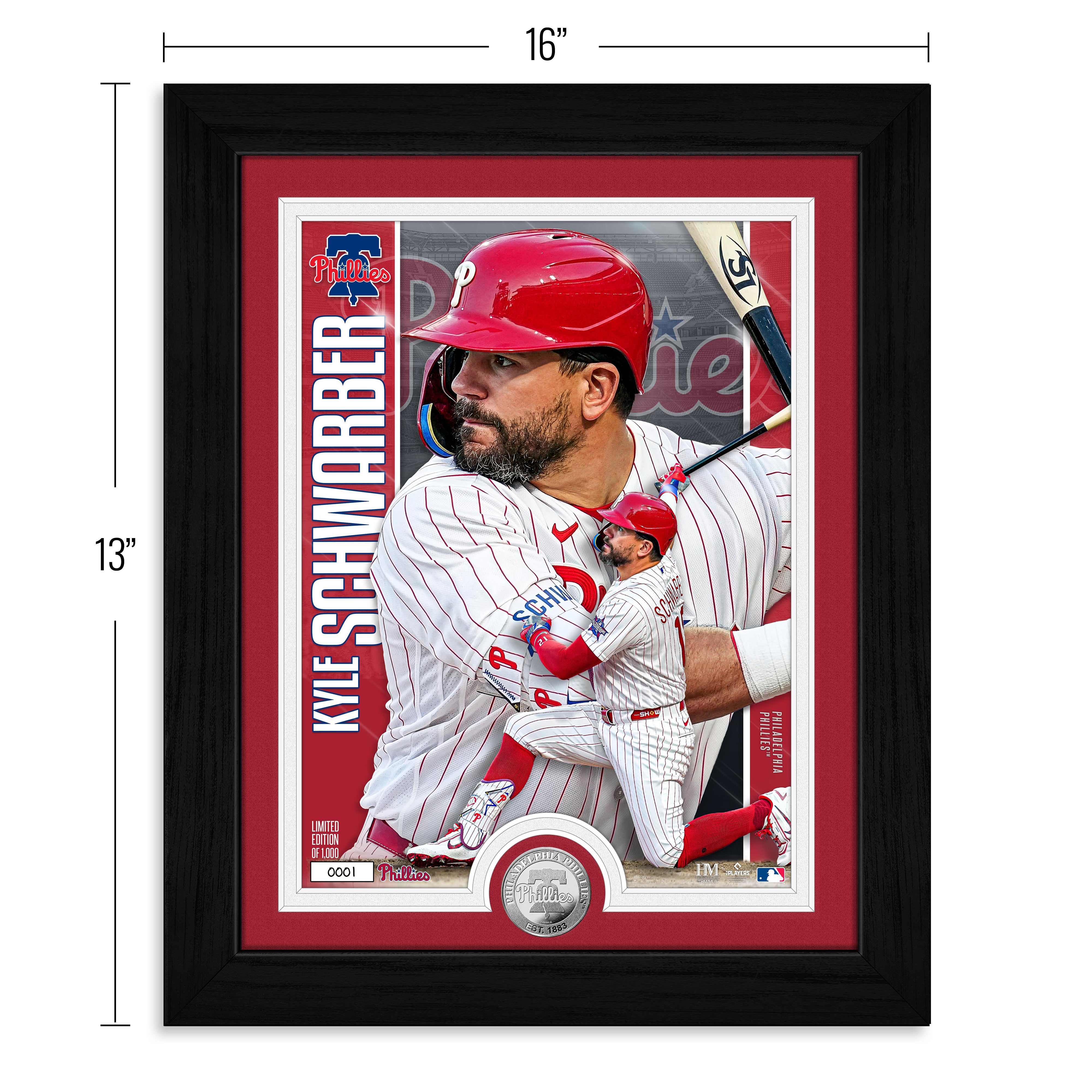 Kyle Schwarber Philadelphia Phillies Silver Coin Artist Proof Photo Mint