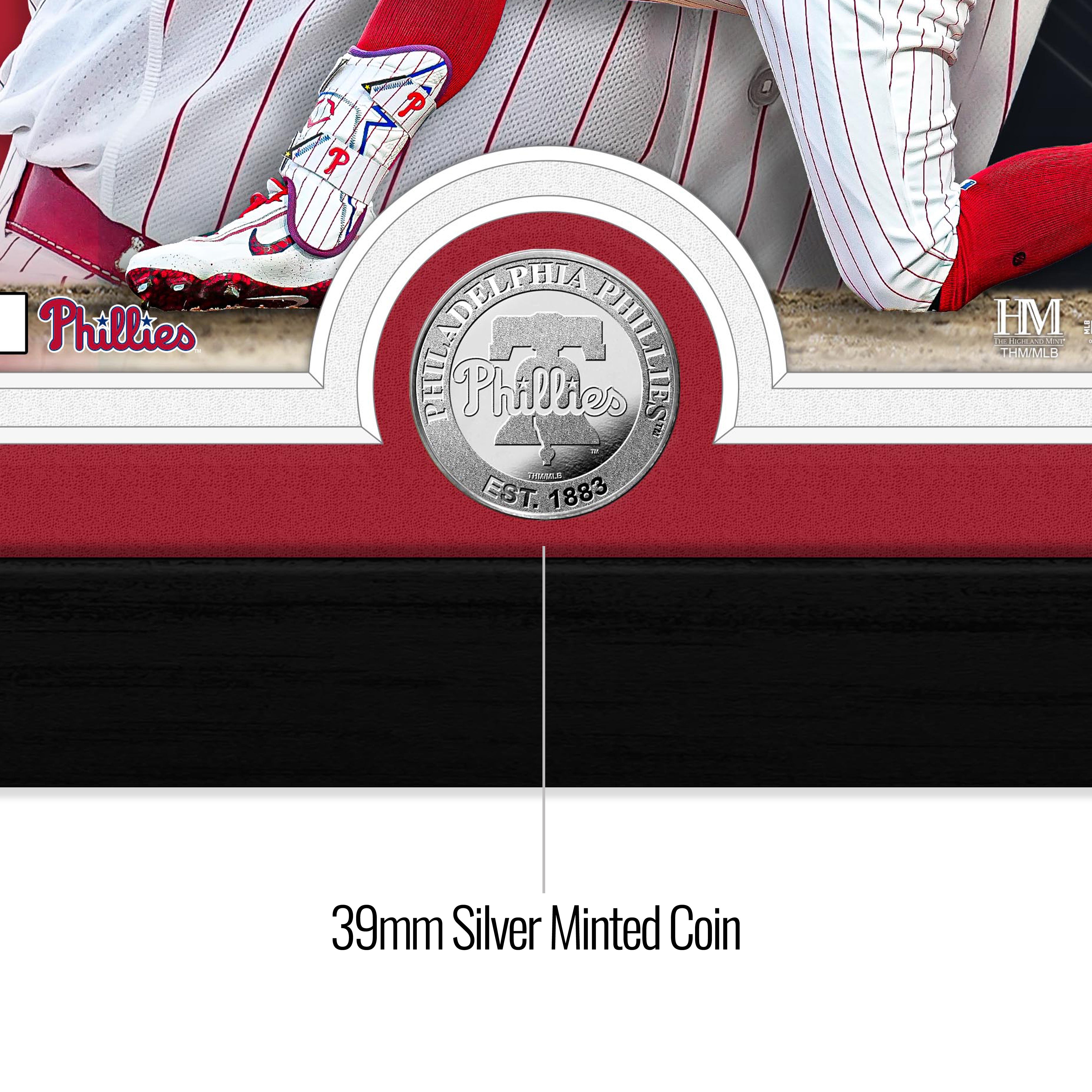 Kyle Schwarber Philadelphia Phillies Silver Coin Artist Proof Photo Mint