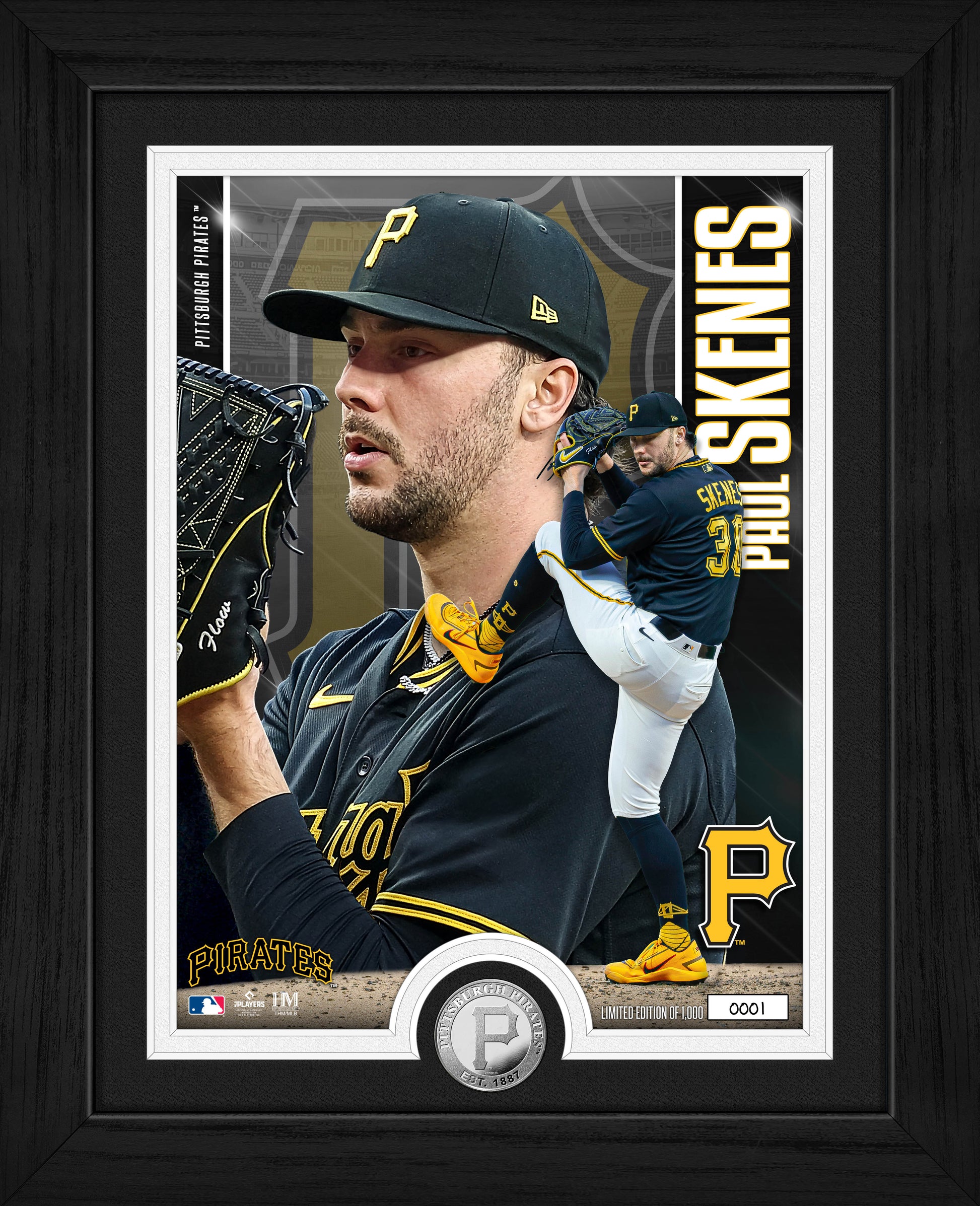 Paul Skenes Pittsburgh Pirates Silver Coin Artist Proof Photo Mint