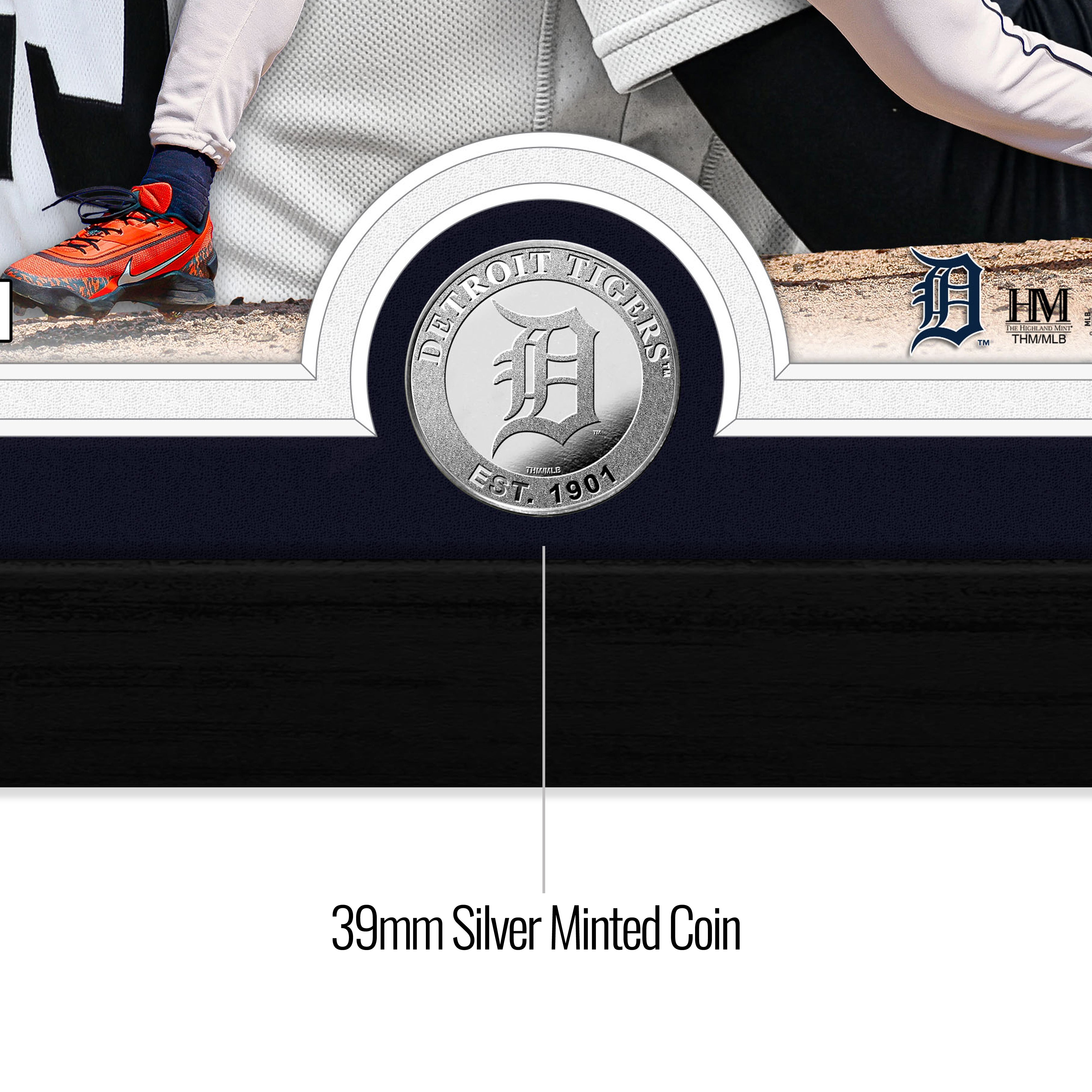 Tarik Skubal Detroit Tigers Silver Coin Artist Proof Photo Mint