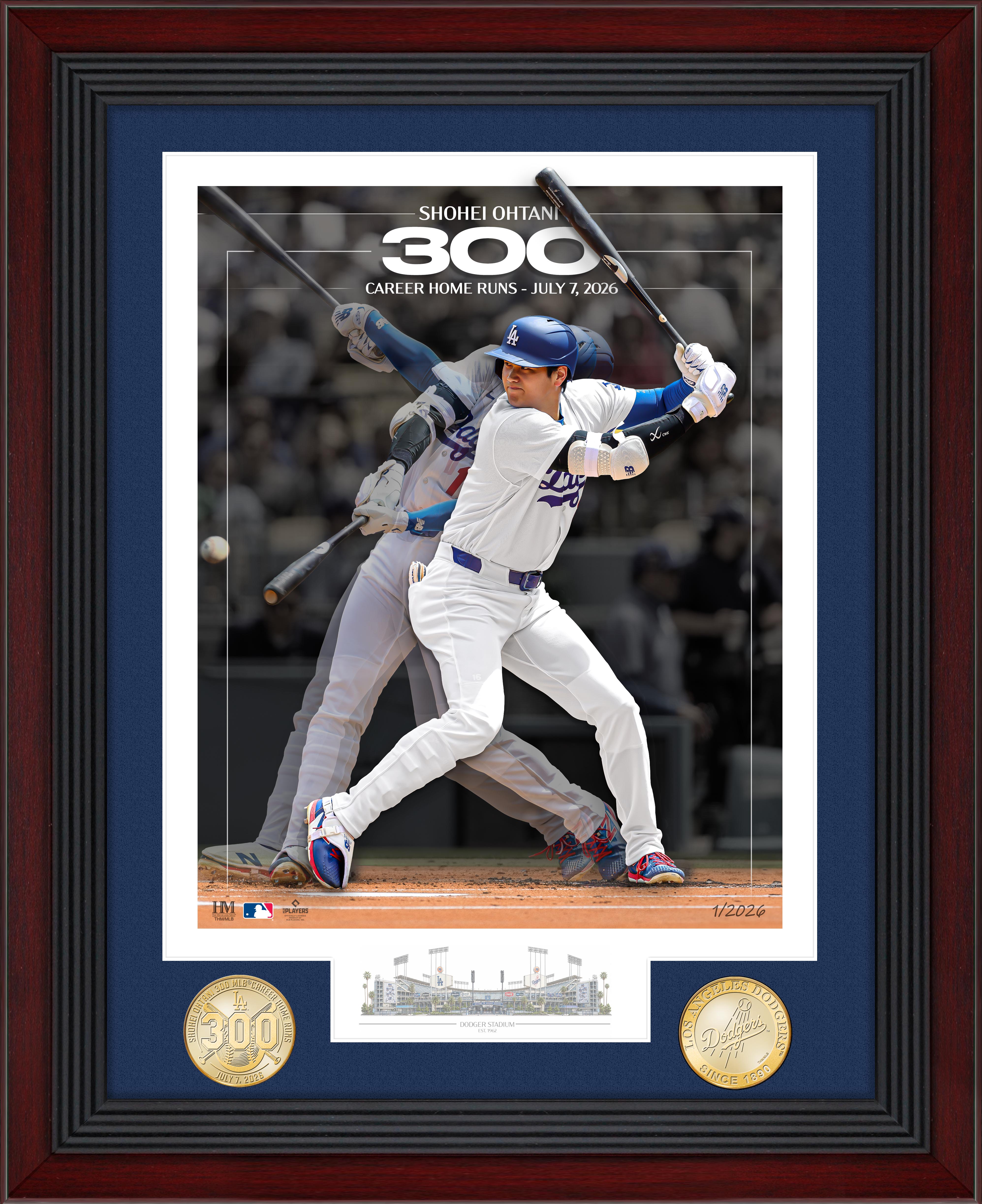 Shohei Ohtani 300th Career Home Run Commemorative Bronze Coin