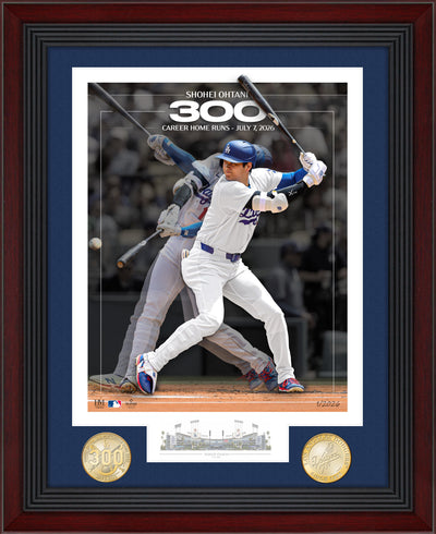 Shohei Ohtani 300th Career Home Run Commemorative Bronze Coin Photo Mint