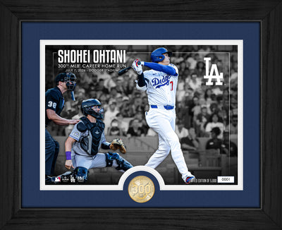 Shohei Ohtani 300th Career Home Run Bronze Coin Photo Mint