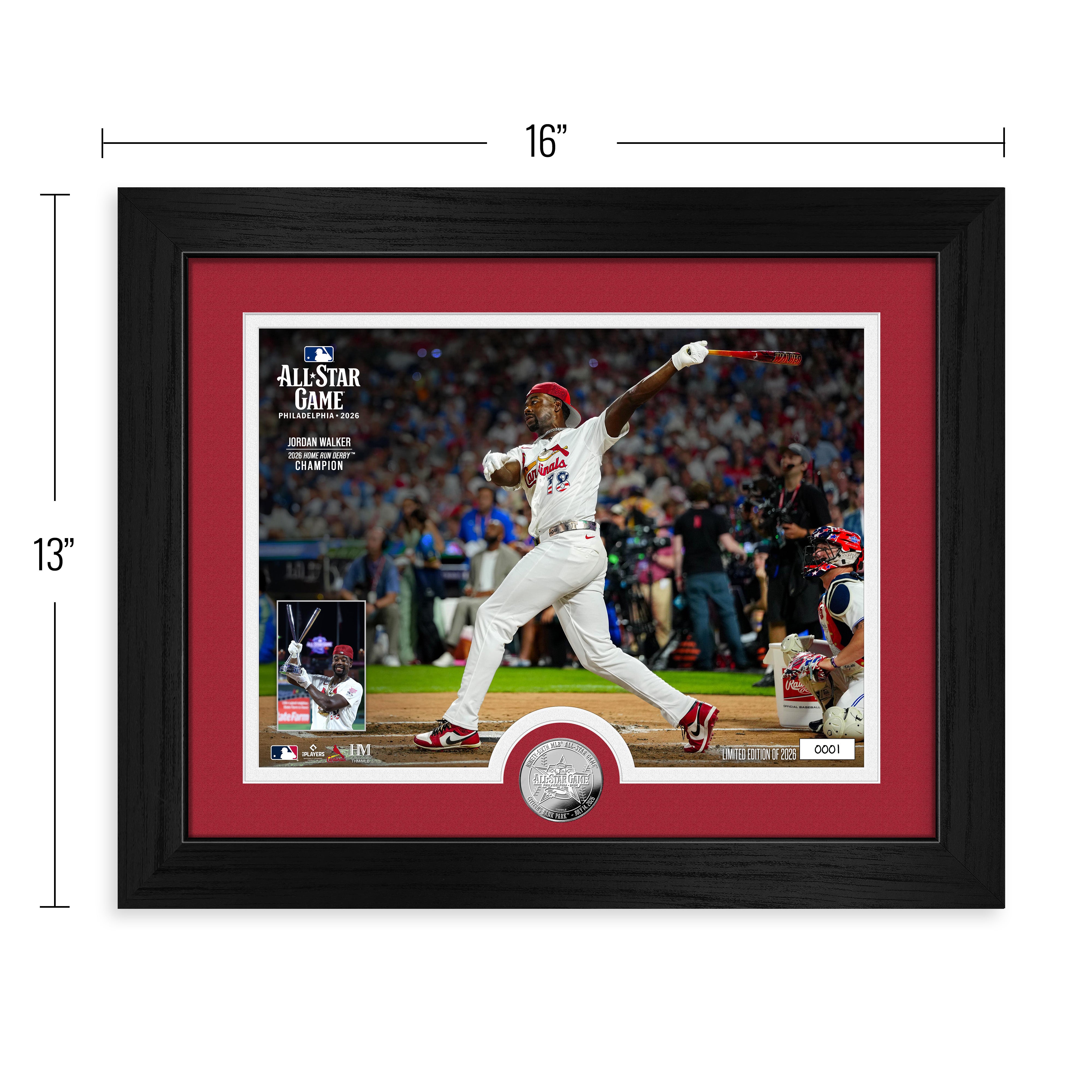 Jordan Walker 2026 All Star Home Run Derby Champion Silver Coin Photo Mint