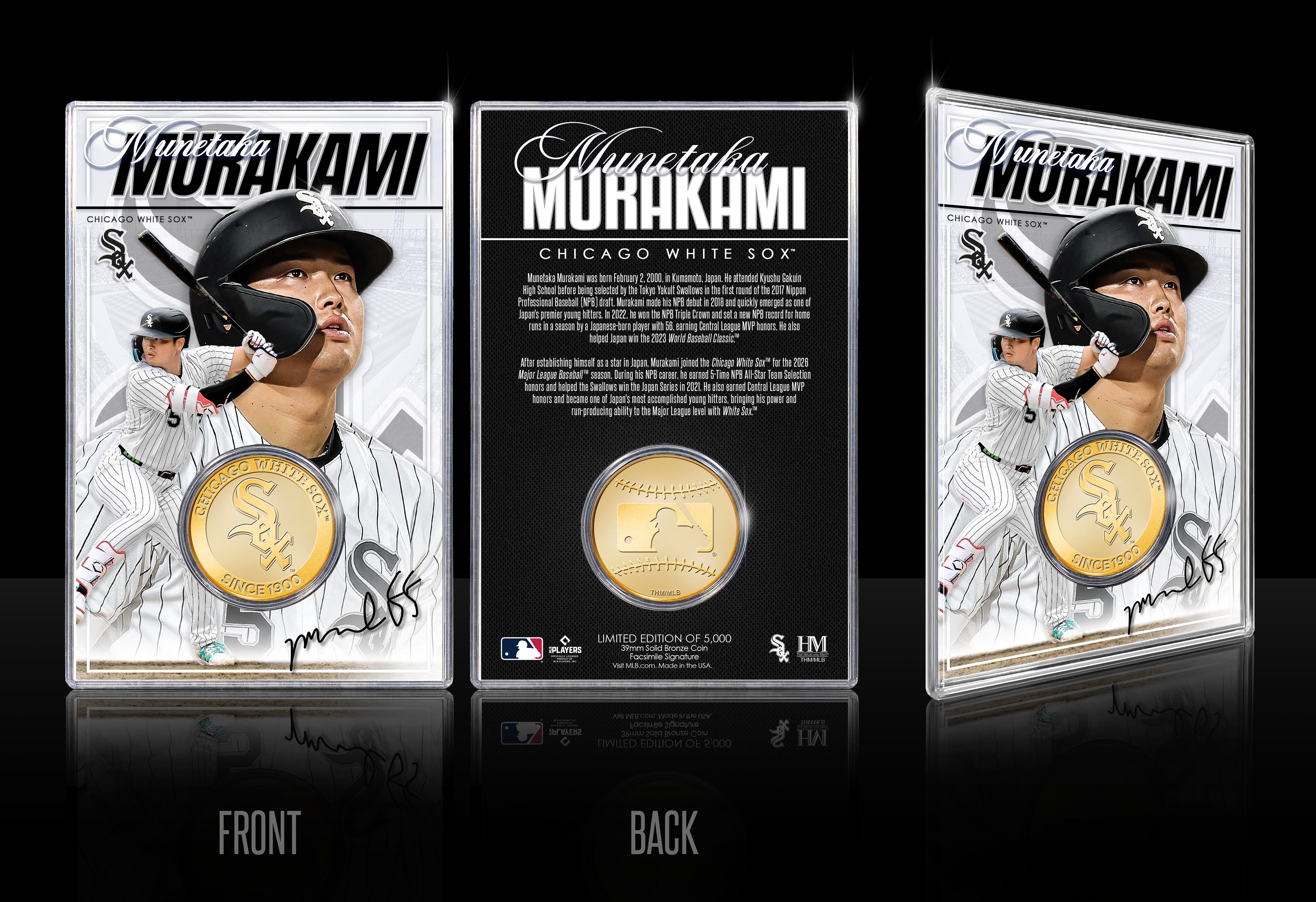 Munetaka Murakami Chicago White Sox Bronze Coin Acrylic Holder