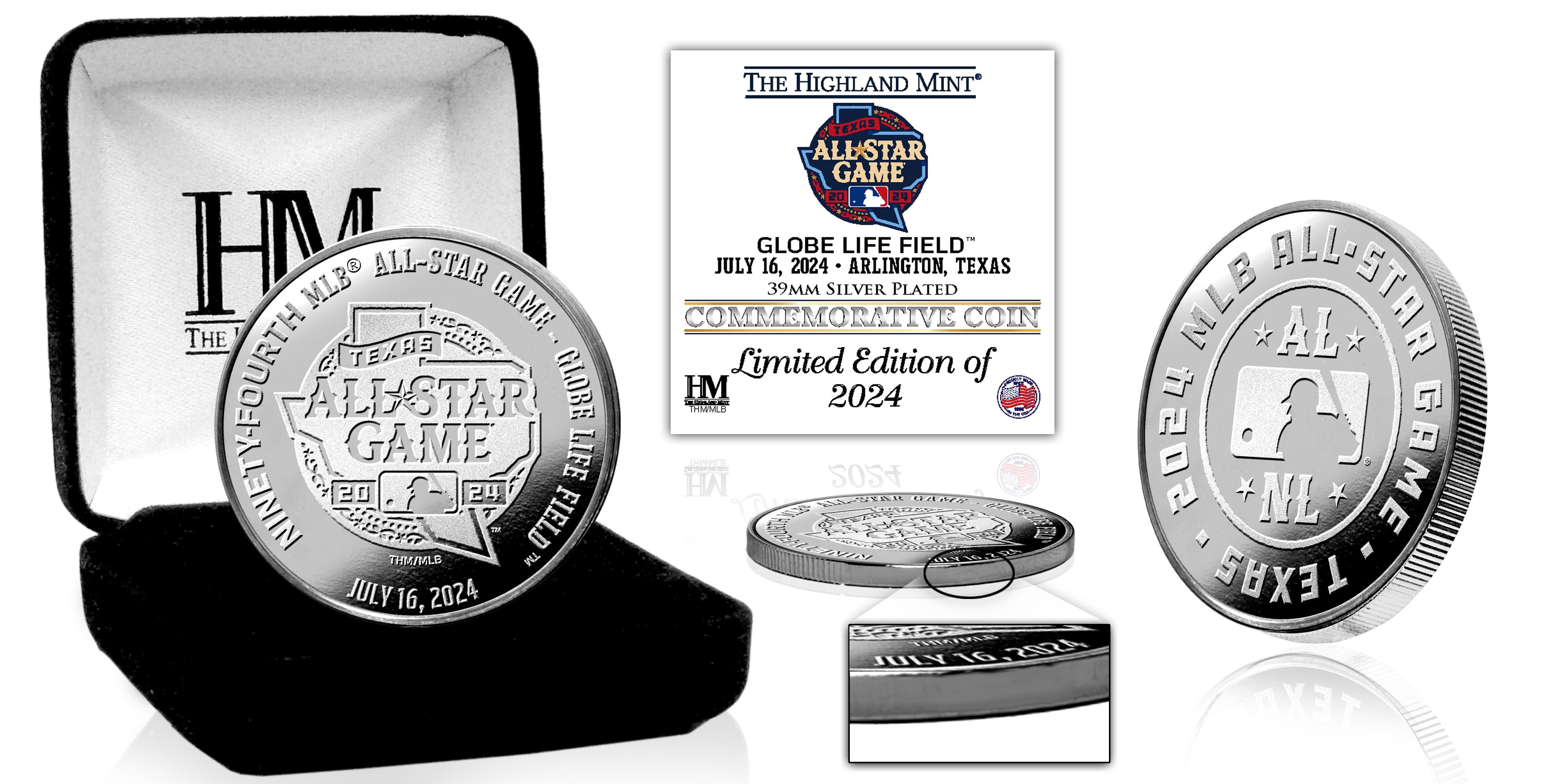 2024 MLB All Star Game Silver Coin