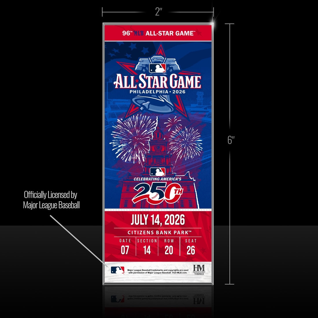 2026 MLB All-Star Game 3D Ticket BlocKart