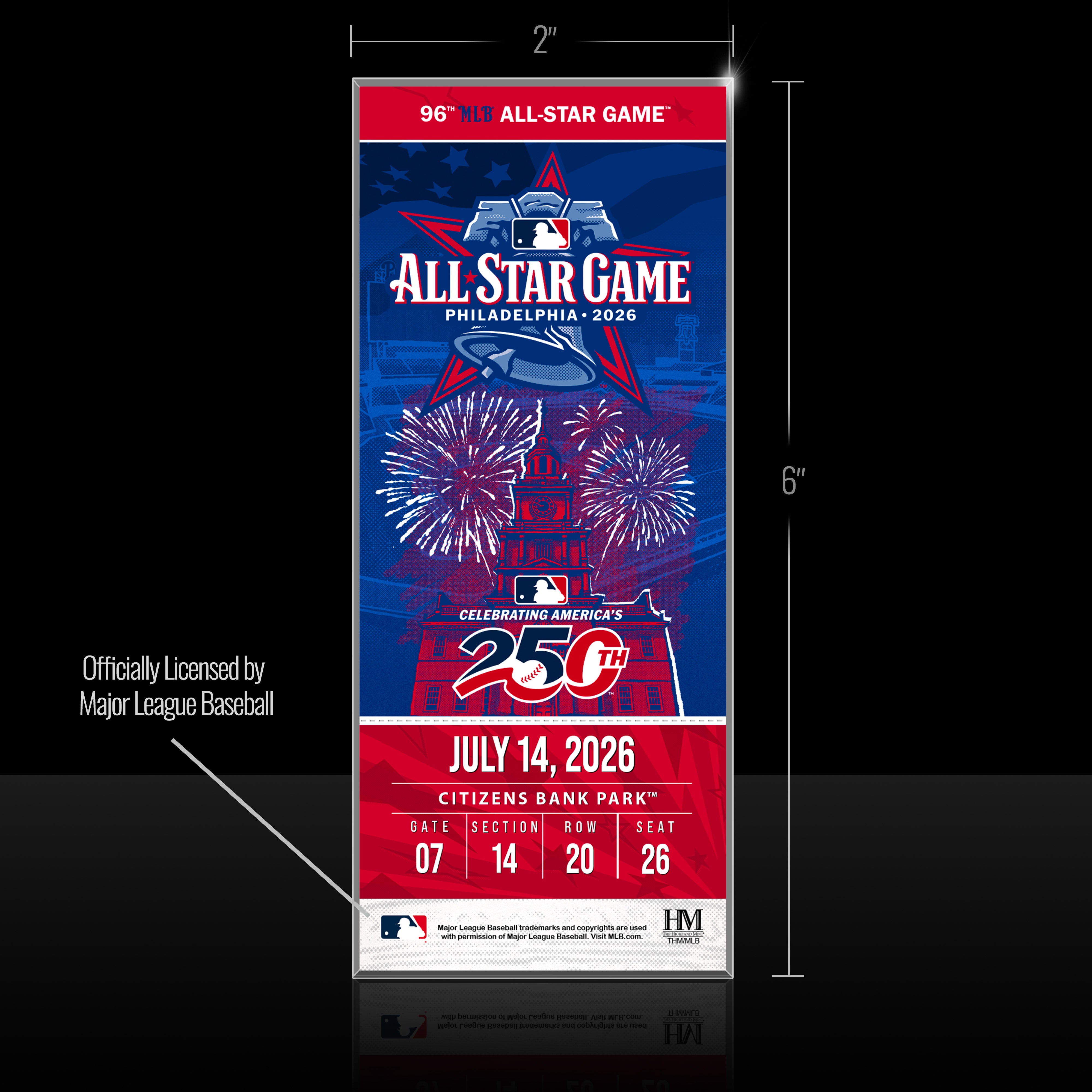 2026 MLB All-Star Game 3D Ticket BlocKart