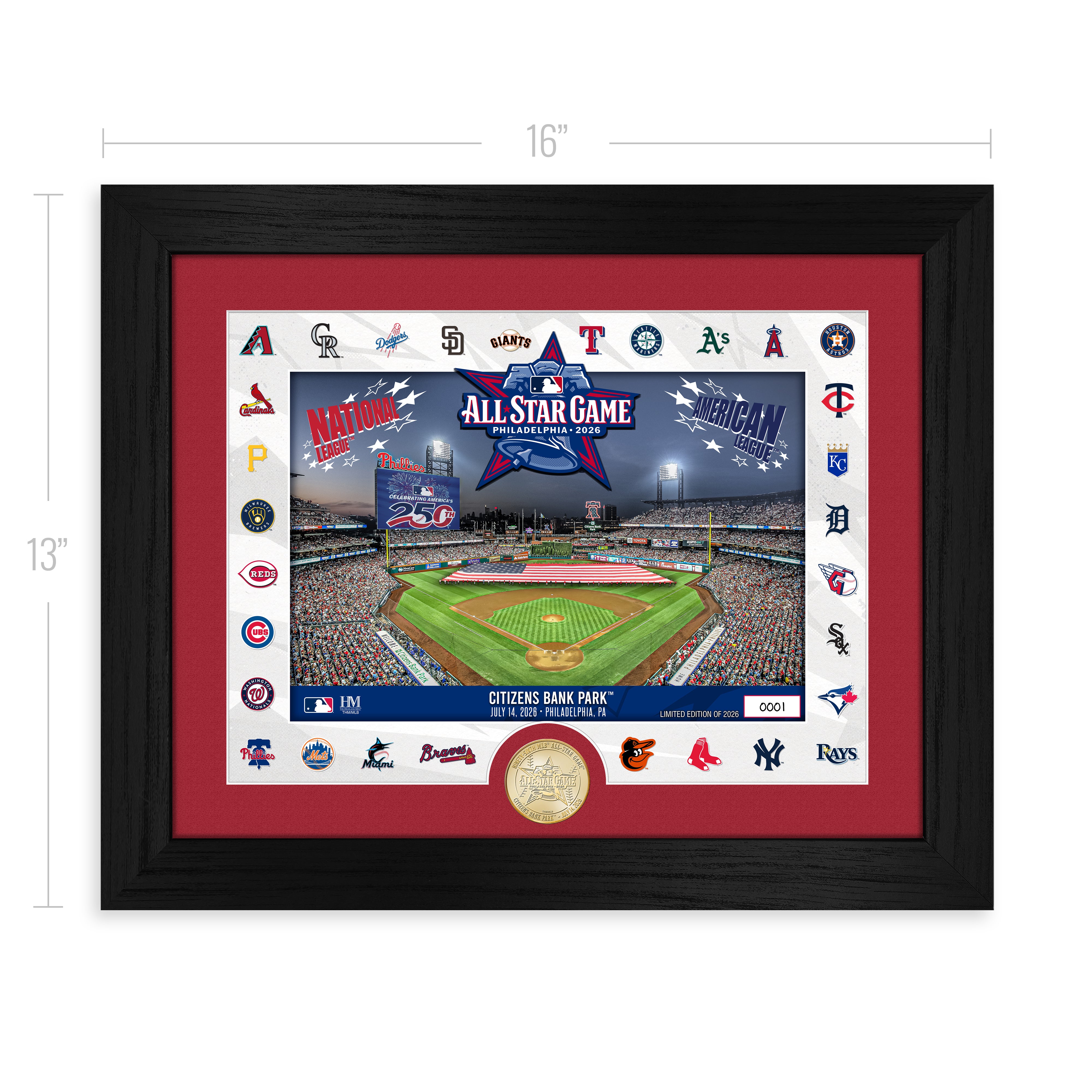 2026 MLB All-Star Game Bronze Coin Photo Mint