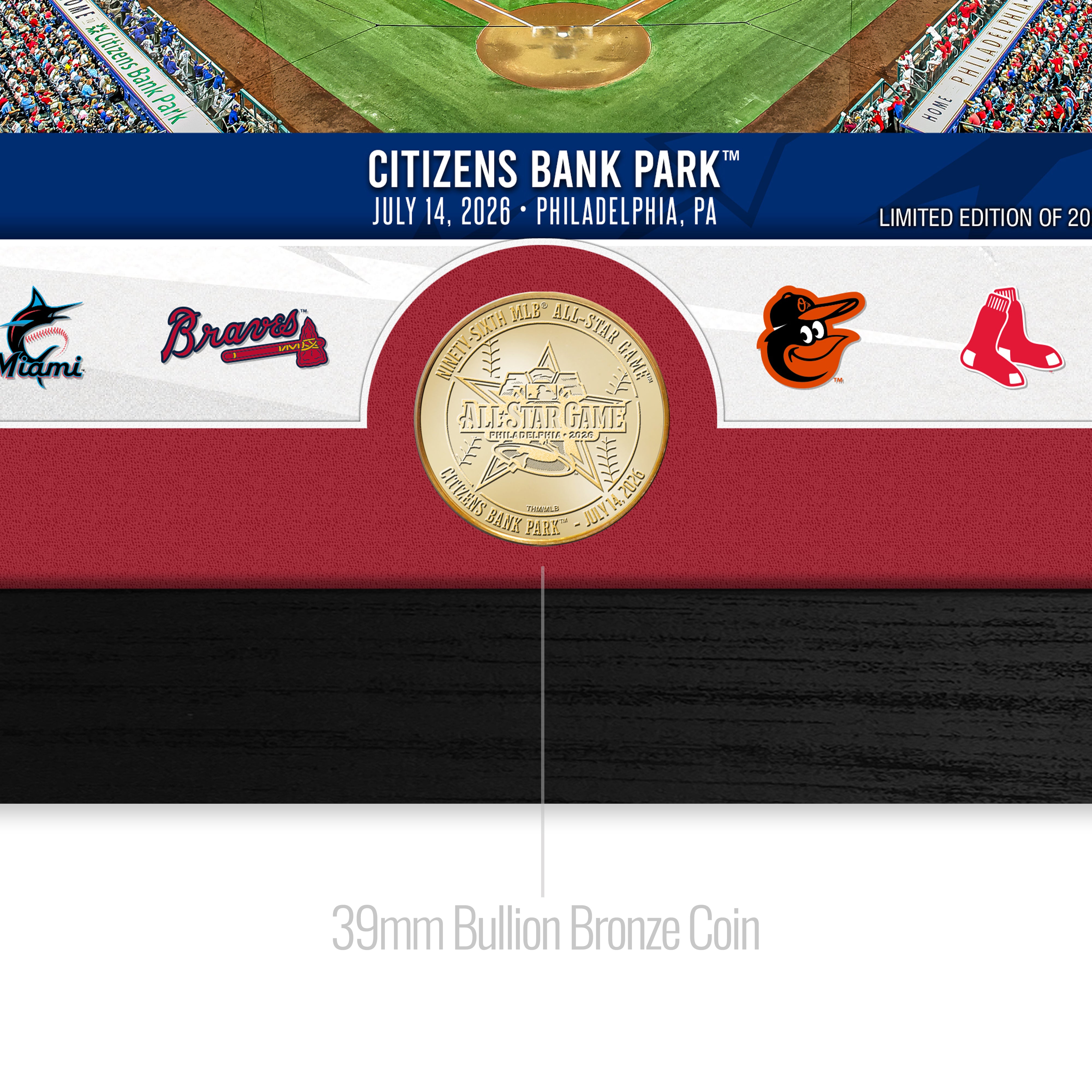2026 MLB All-Star Game Bronze Coin Photo Mint