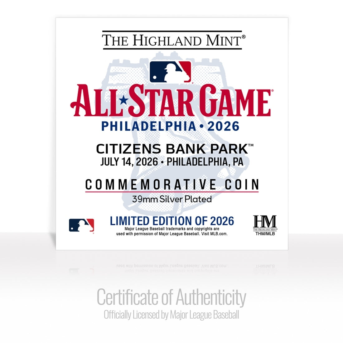 2026 MLB All-Star Game Silver Plated Coin – The Highland Mint