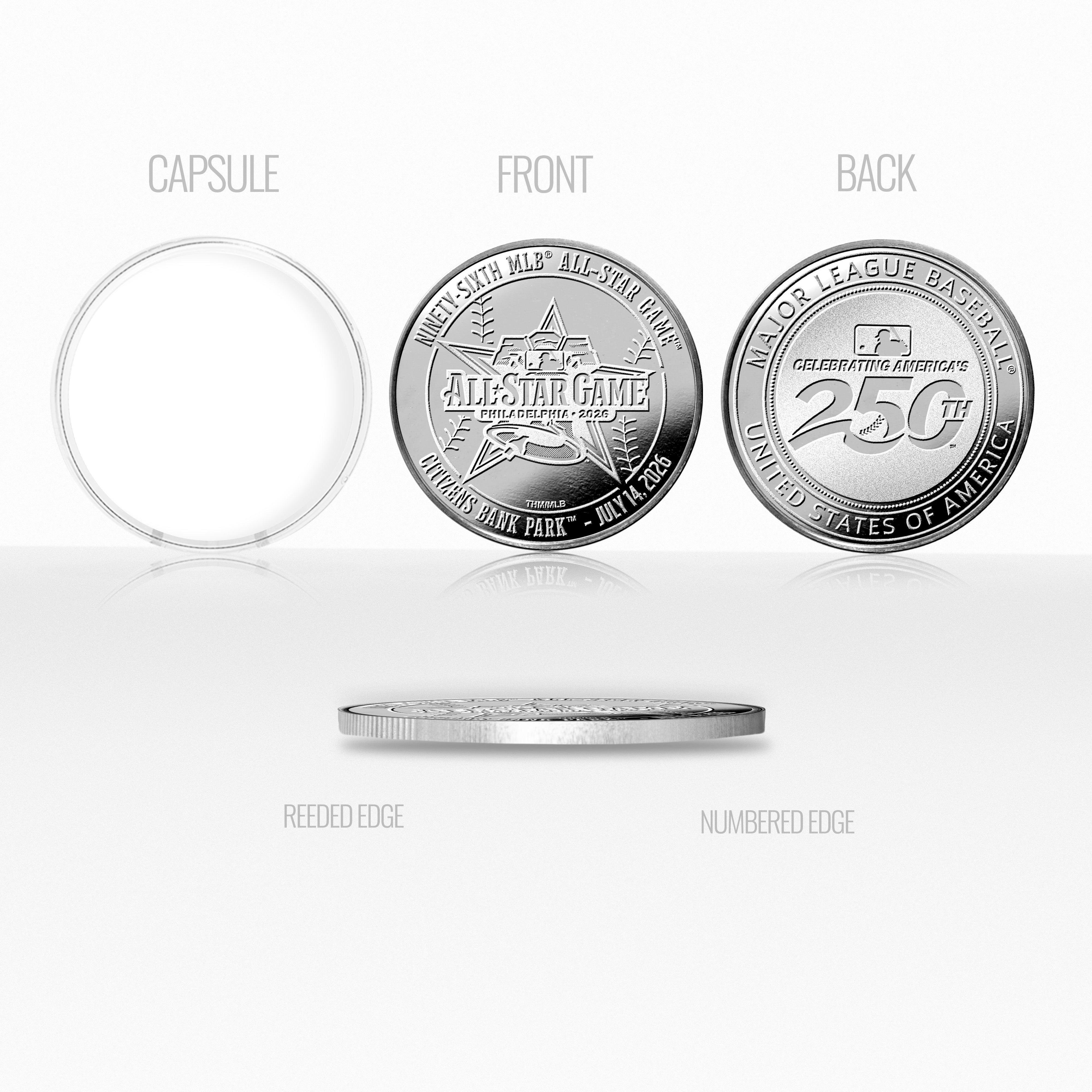 2026 MLB All-Star Game Silver Plated Coin – The Highland Mint