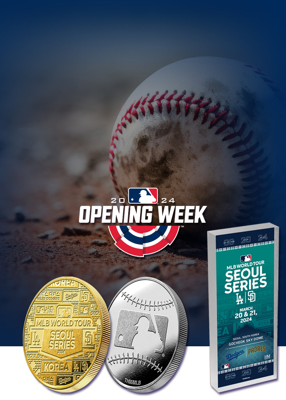 MLB opening week 2024 collectibles & memorabilia