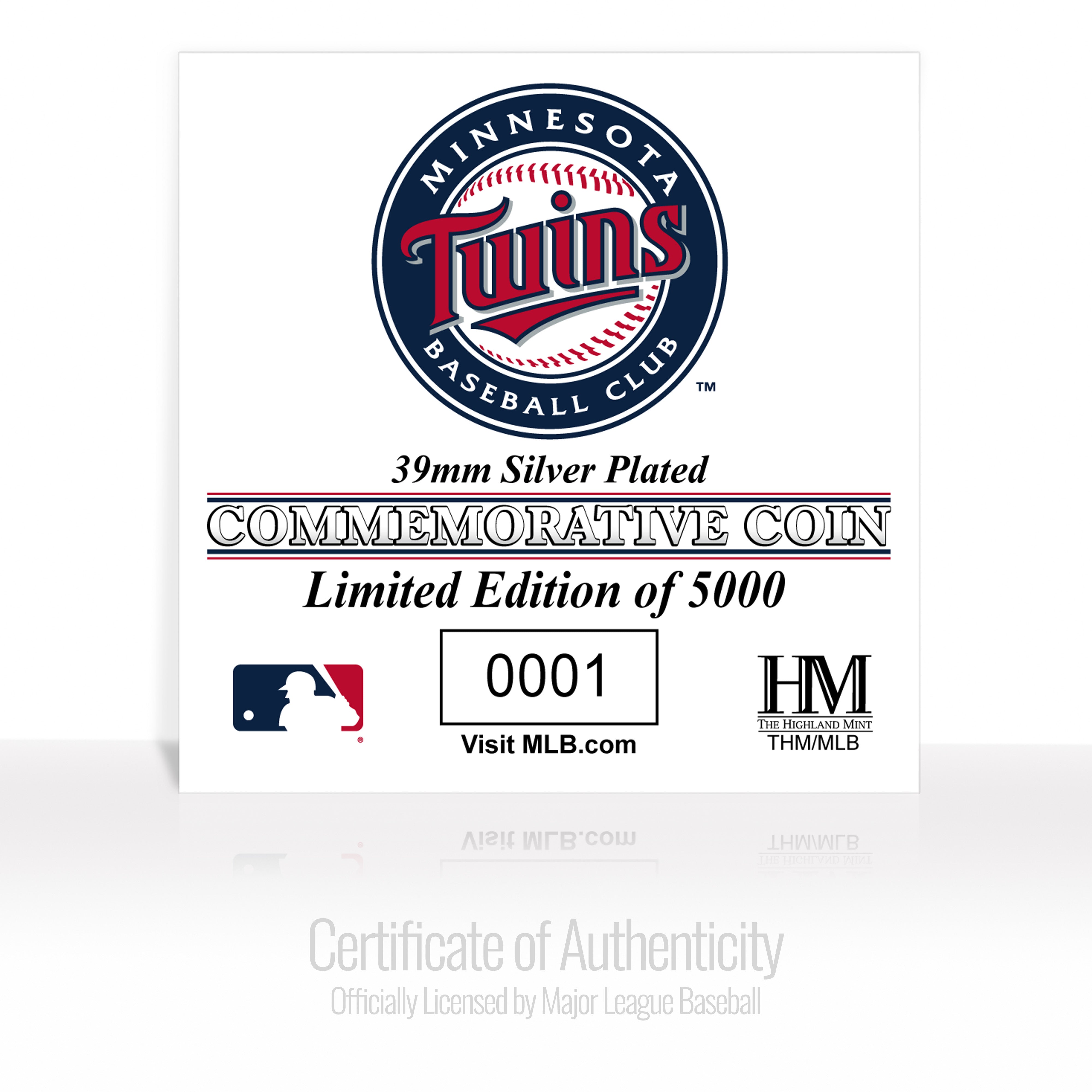 Minnesota Twins Silver Coin