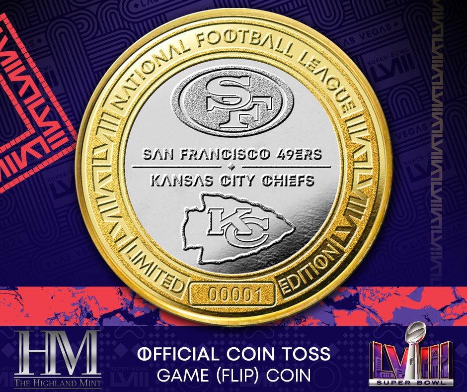 Highland Mint Super Bowl LVIII Champions Kansas City Chiefs Bronze Coin  Photo Mint