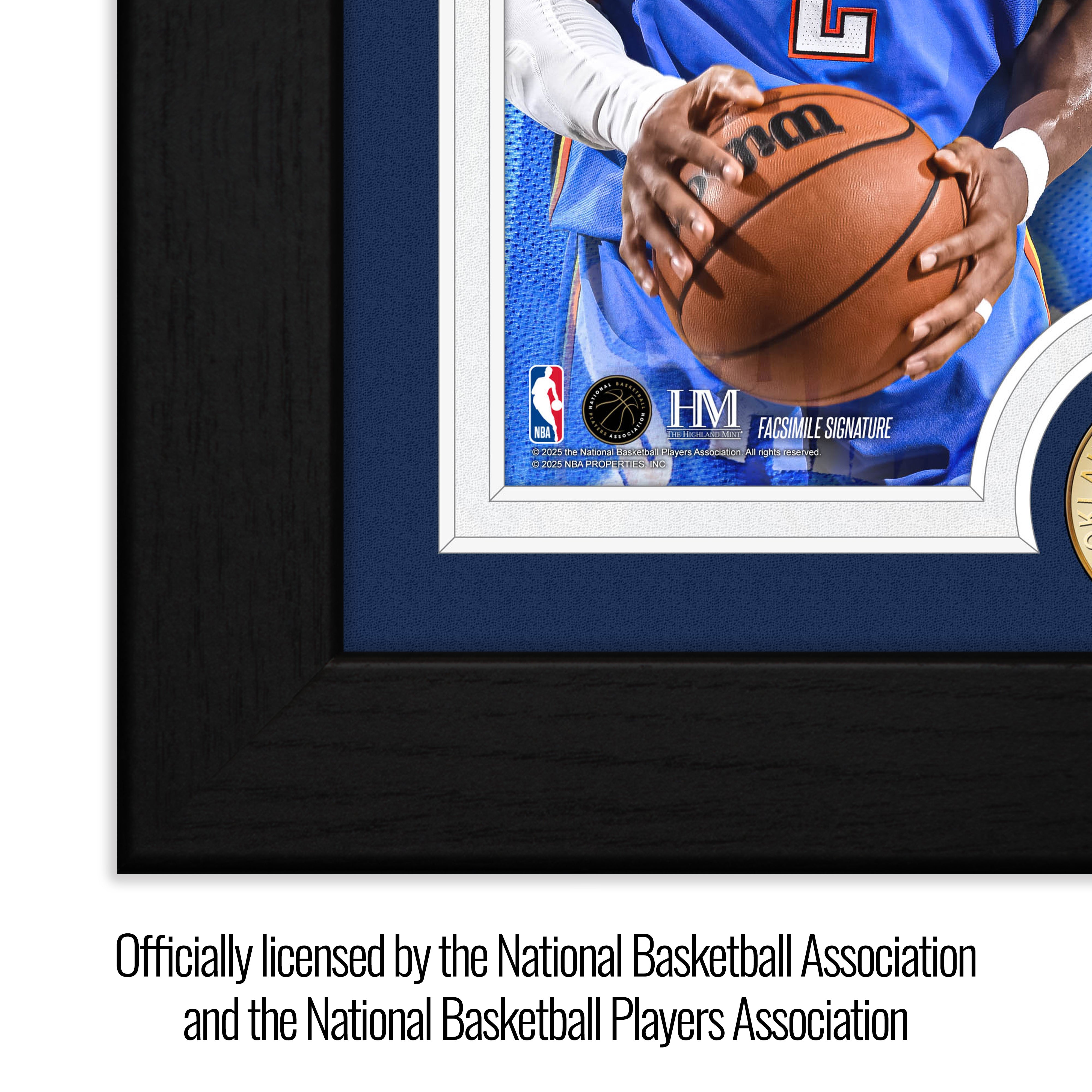 Shai Gilgeous-Alexander Oklahoma City Thunder Bronze Coin Artist Proof Photo Mint