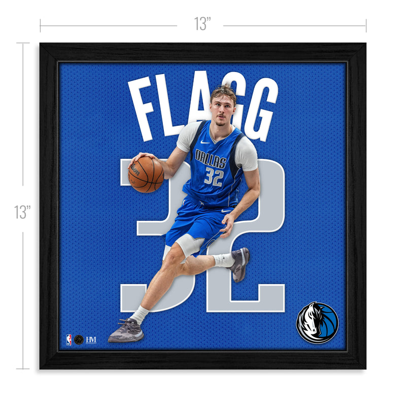 Cooper Flagg Dallas Mavericks Impact Jersey Frame