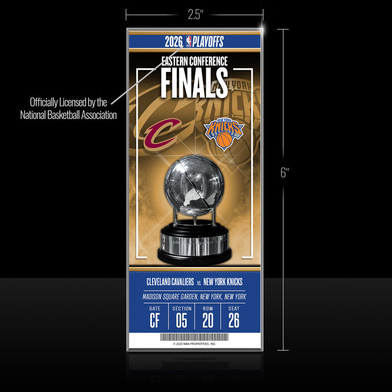 New York Knicks 2026 Eastern Conference Final Commemorative Acrylic Ticket