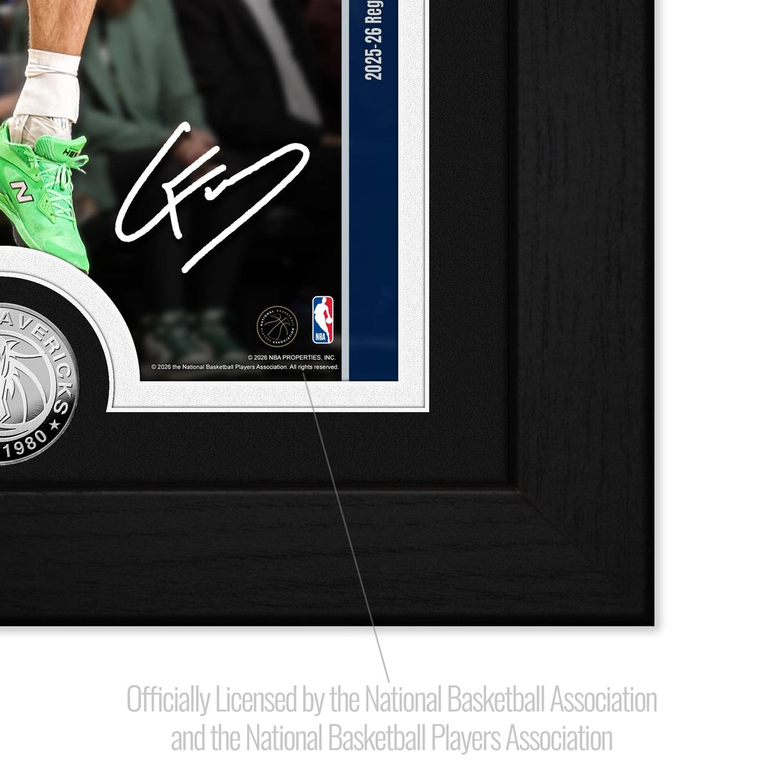 Cooper Flagg 2026 NBA Rookie of the Year Silver Coin Pano Photo Mint