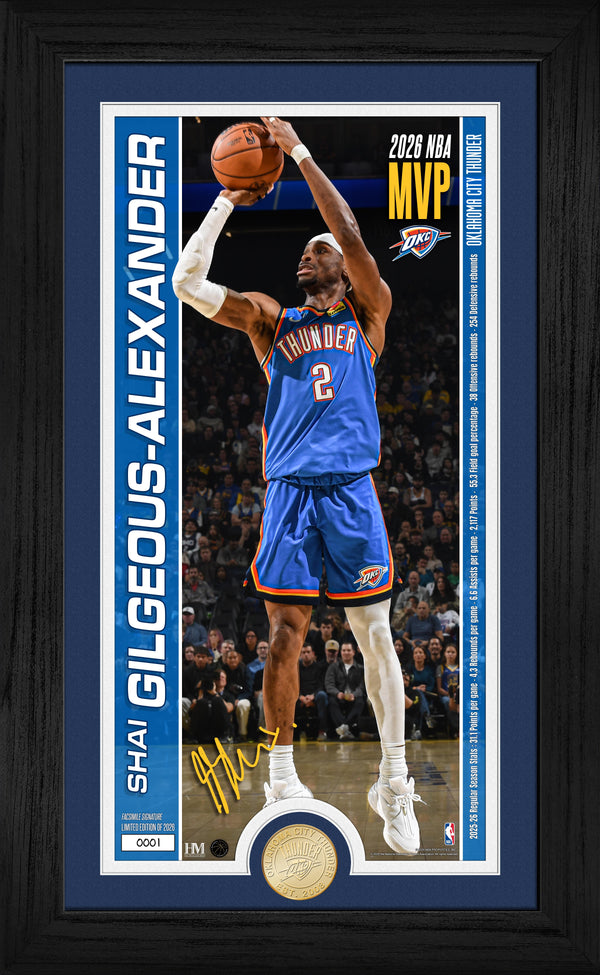 Shai Gilgeous-Alexander 2026 NBA MVP Pano Photo Mint