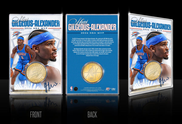 Shai Gilgeous-Alexander 2026 NBA MVP Bronze Coin Card