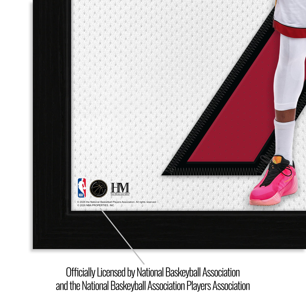 Giannis Antetokounmpo Miami Heat Impact Jersey Frame
