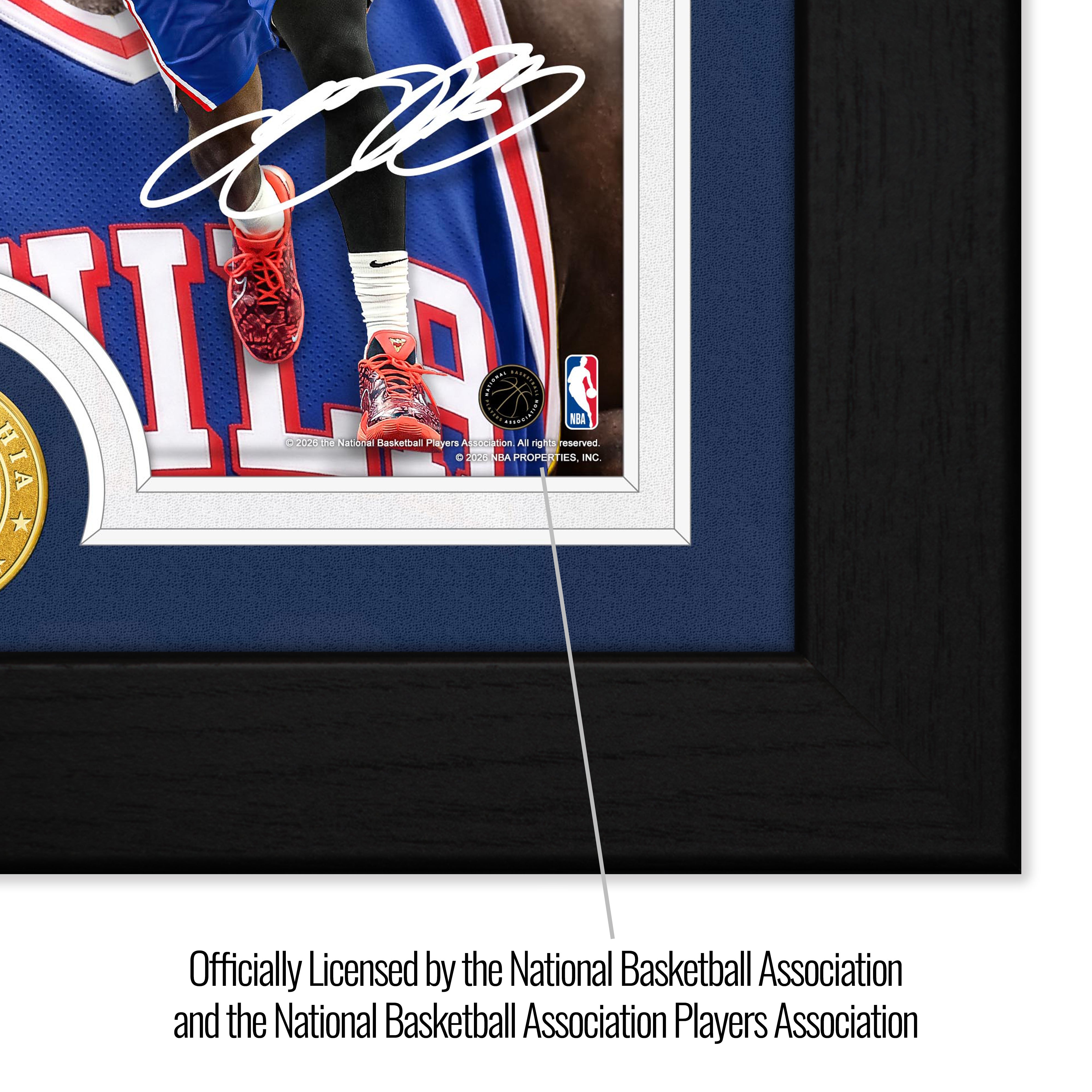 LeBron James 76ers Artist Proof Bronze Coin Photo Mint