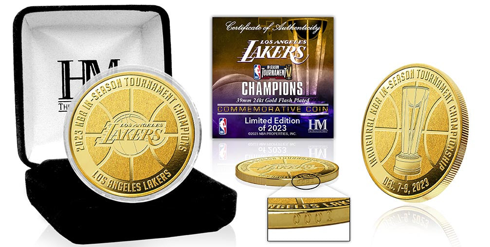2023 NBA In-Season Tournament Champions Gold Coin