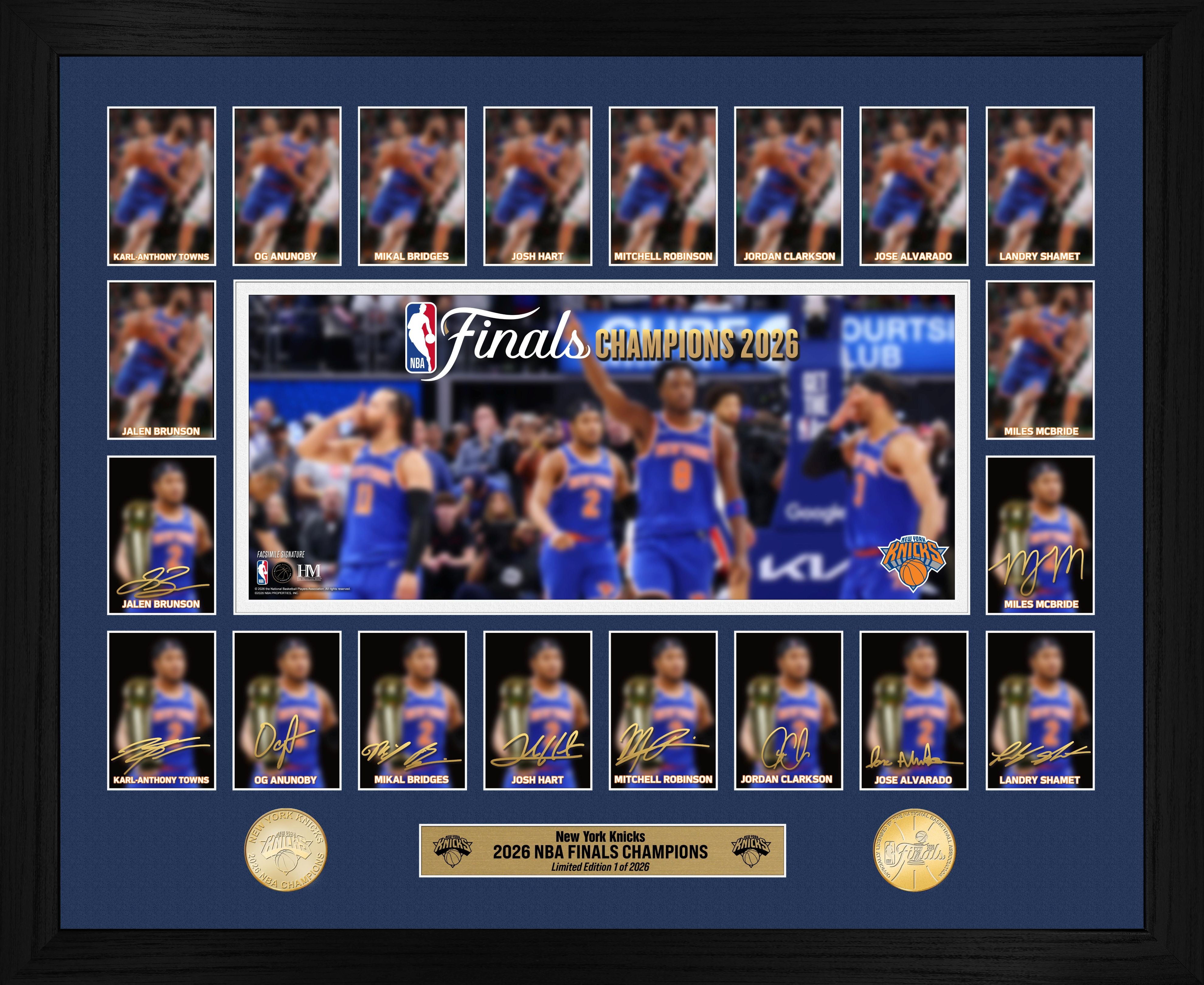New York Knicks 2026 NBA Champions Memorable Moments Bronze Coin Photo Mint