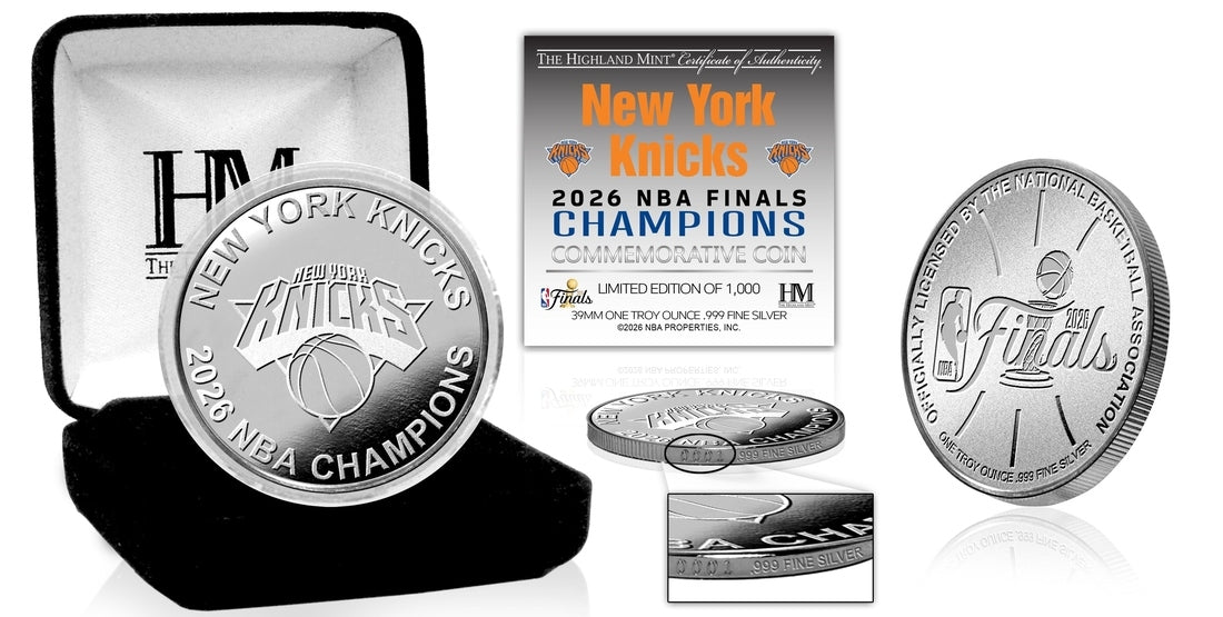 New York Knicks 2026 NBA Champions 1oz .999 Fine Silver Coin