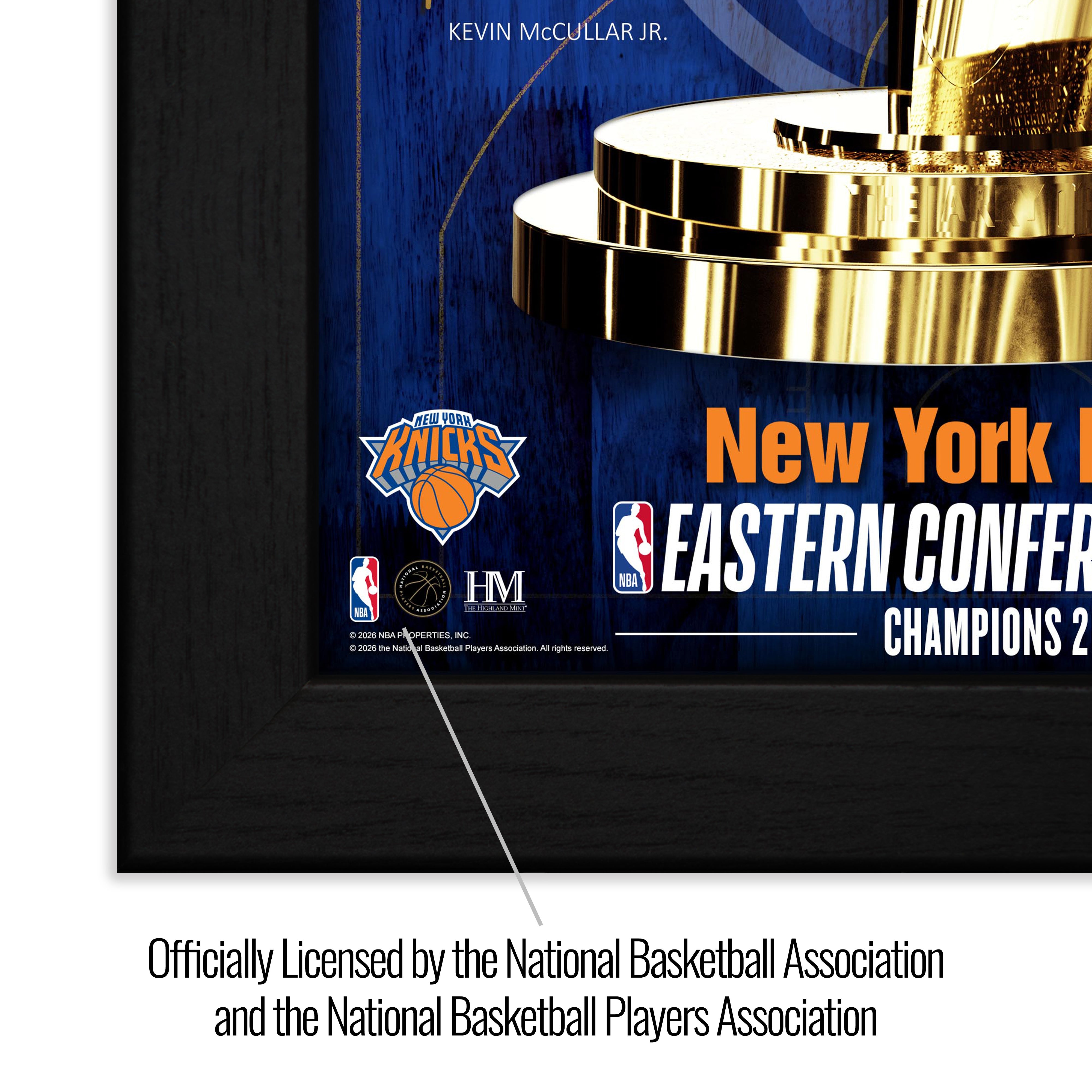 New York Knicks 2026 NBA Eastern Conference Champions Signature Frame