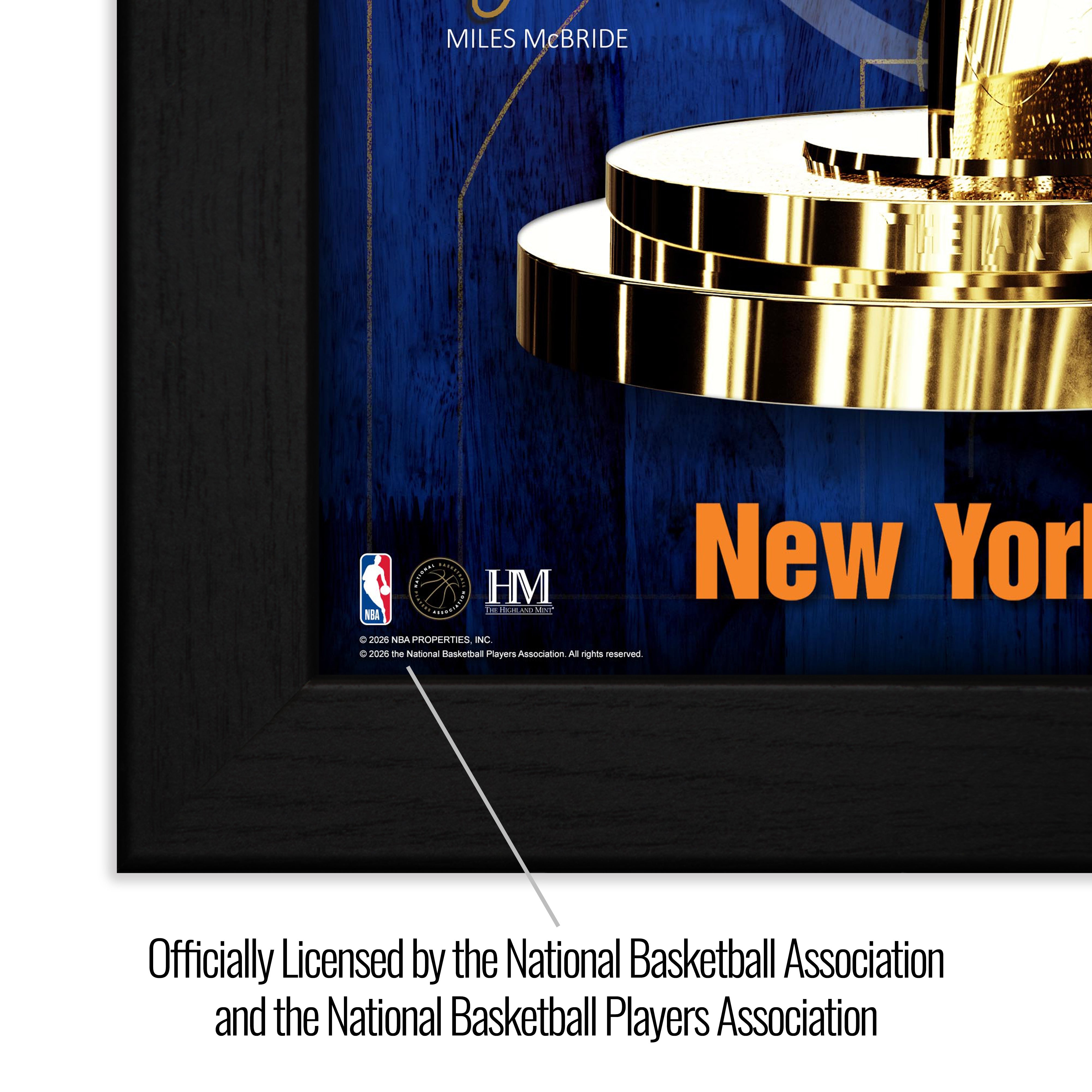 New York Knicks 2026 NBA Champions Signature Frame