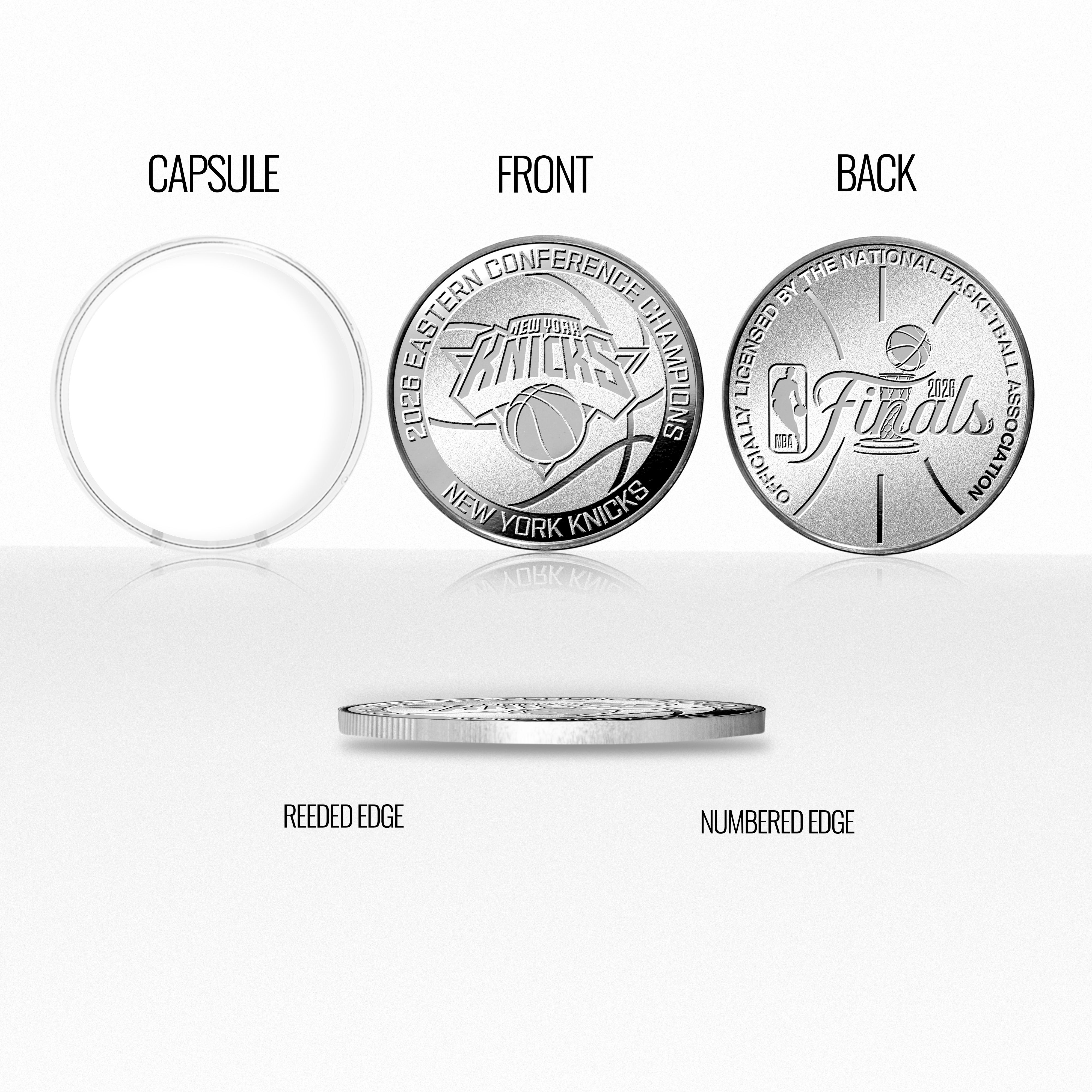 New York Knicks 2026 NBA Eastern Conference Champions Silver Coin