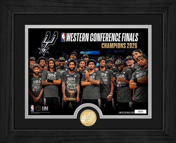 San Antonio Spurs 2026 NBA Western Conference Champions Bronze Coin Celebration Photo Mint