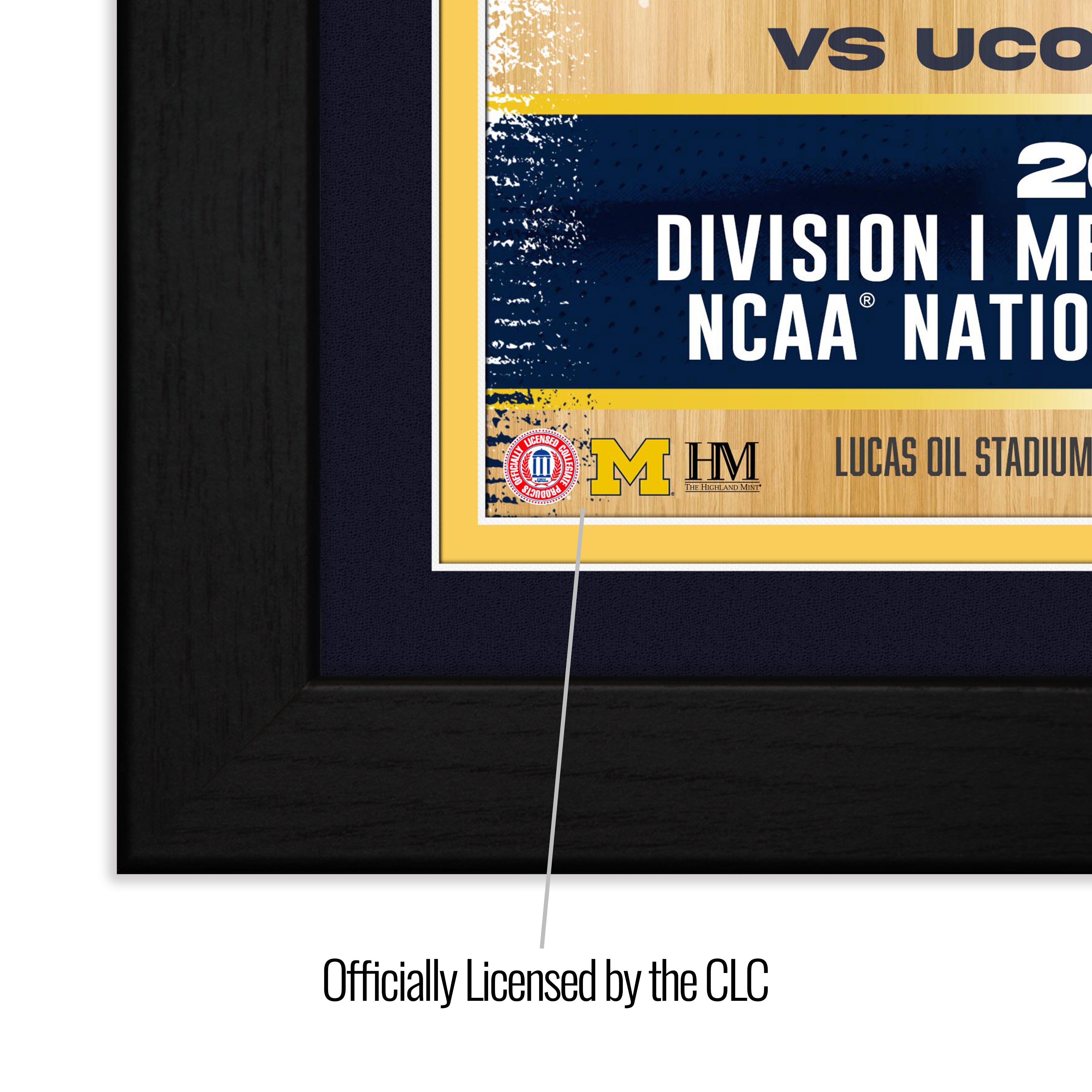 Michigan Wolverines 2026 NCAA Men’s Basketball Champions Team Force Bronze Coin Photo Mint