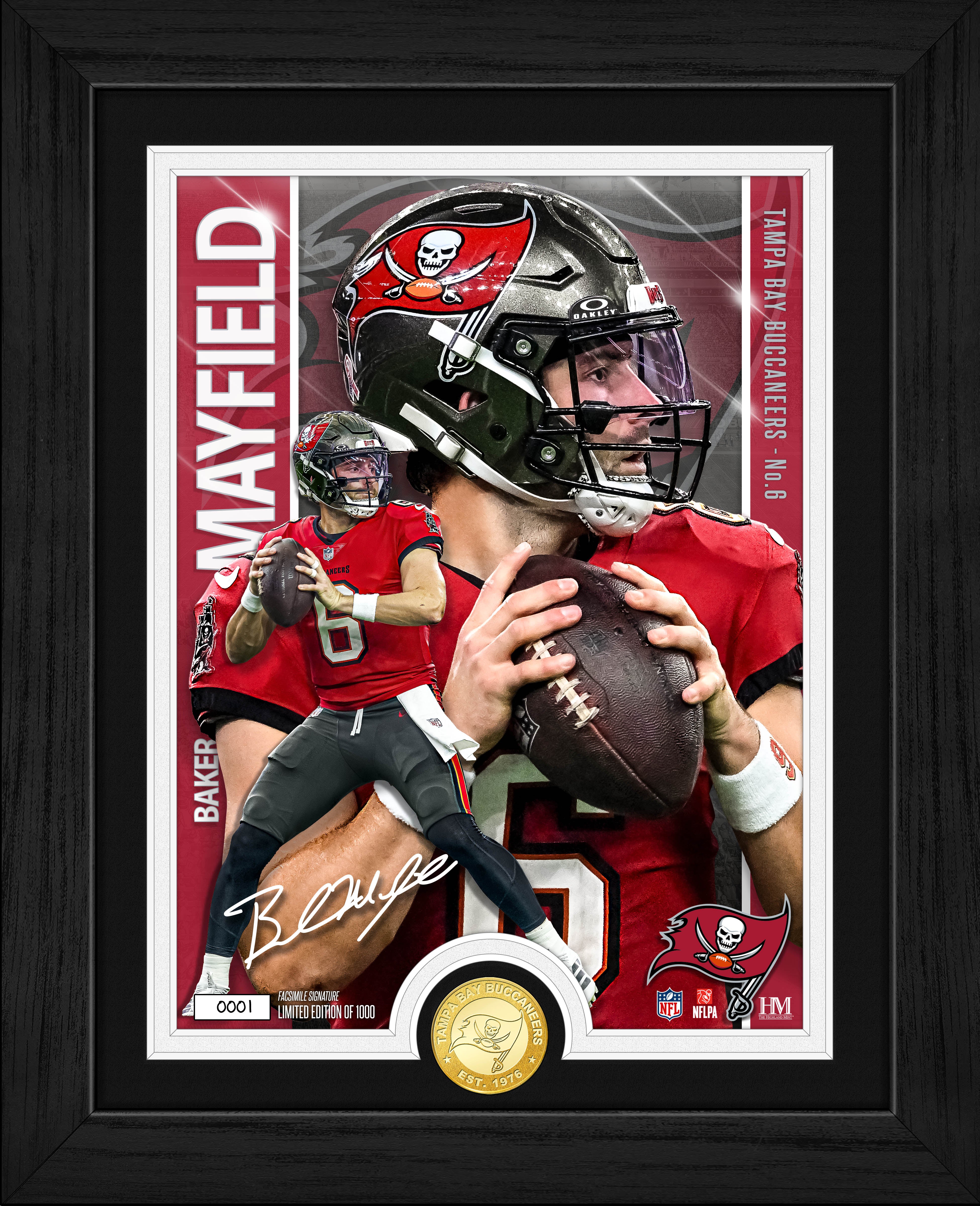 Baker Mayfield Artist Proof Bronze Coin Photo Mint