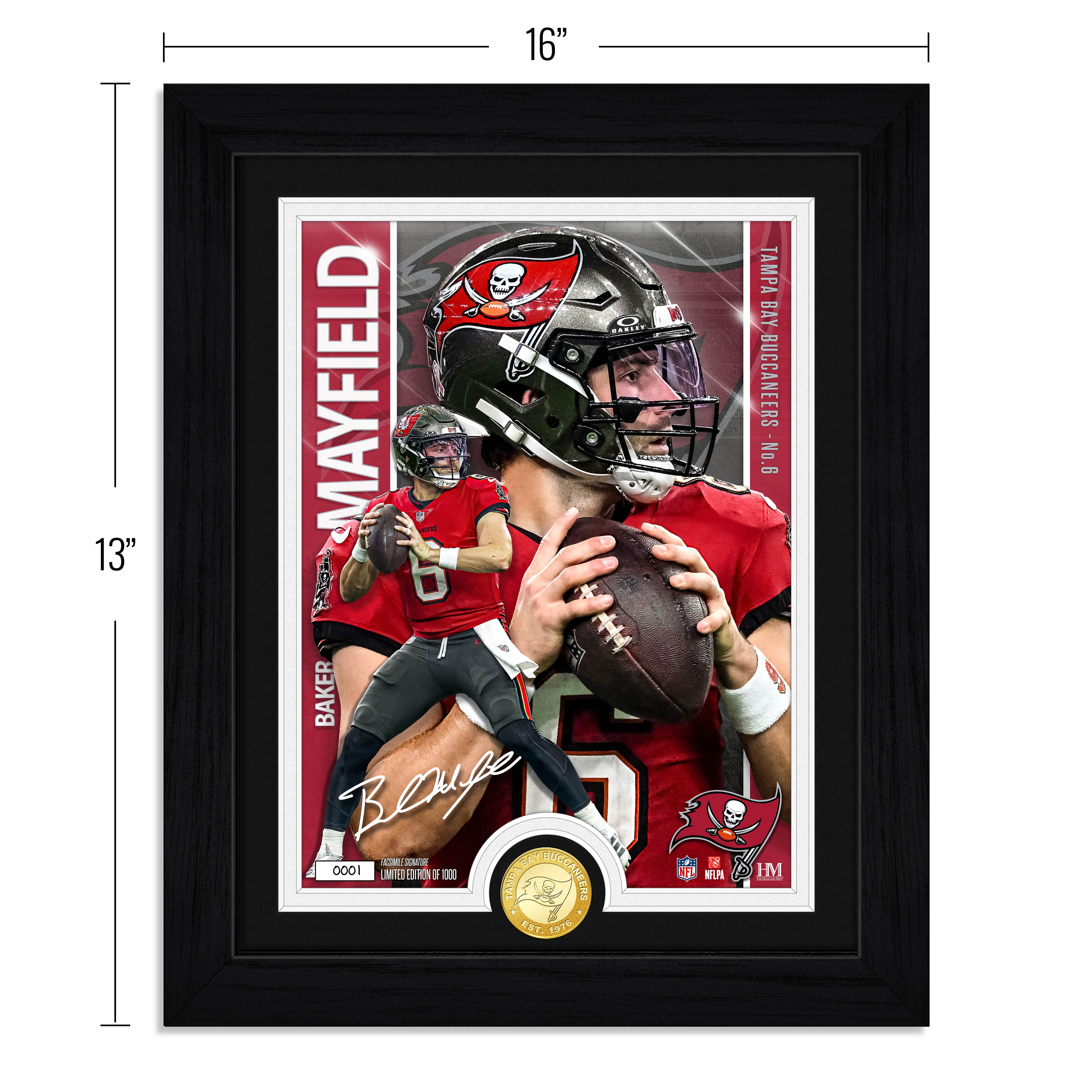 Baker Mayfield Artist Proof Bronze Coin Photo Mint