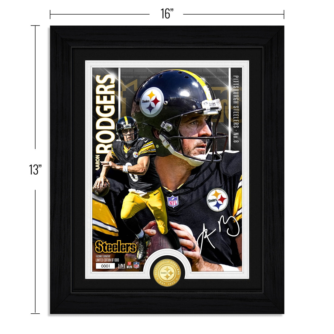 Aaron Rodgers Artist Proof Bronze Coin Photo Mint